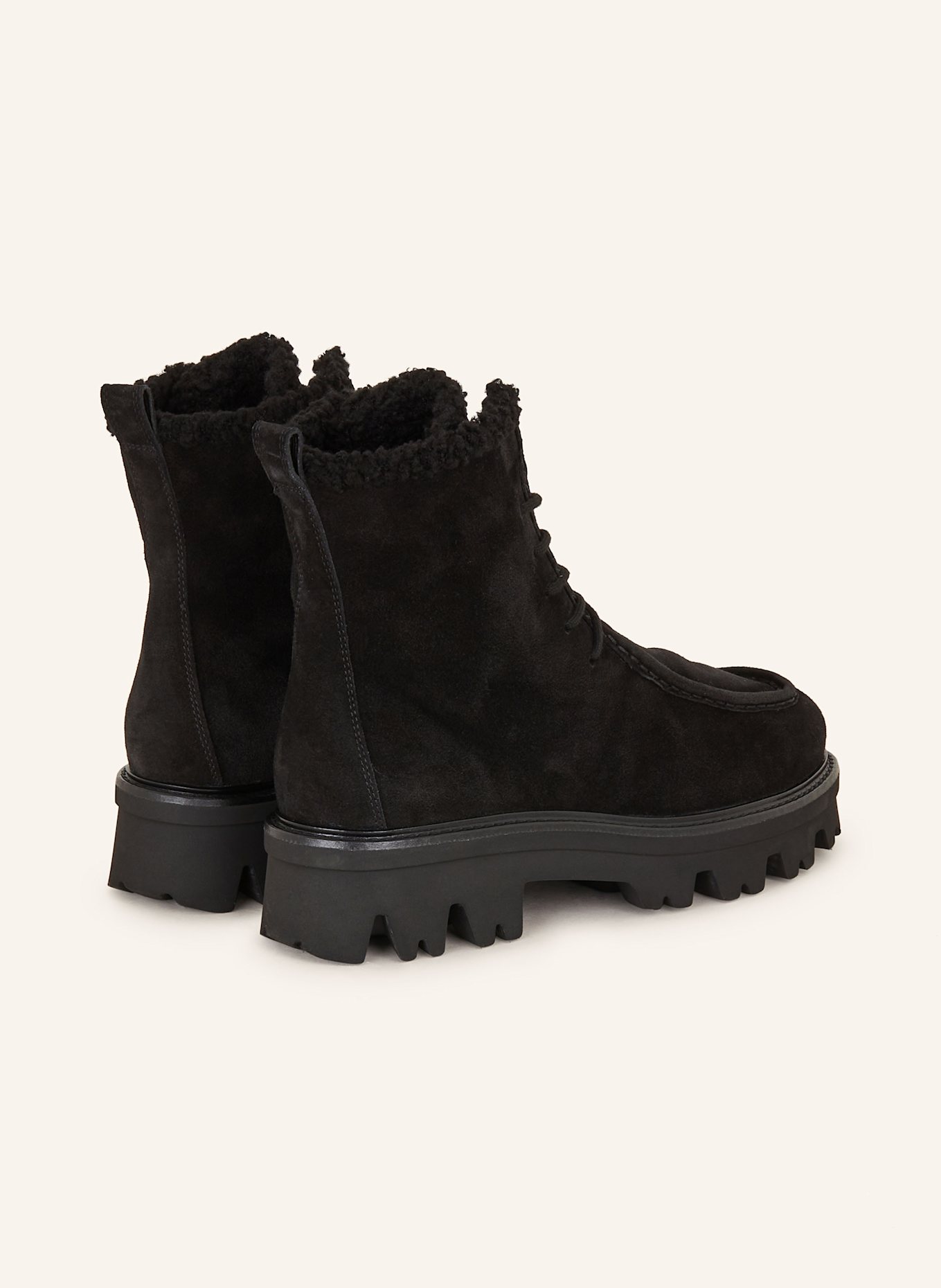 paul green Lace-up boots: BLACK