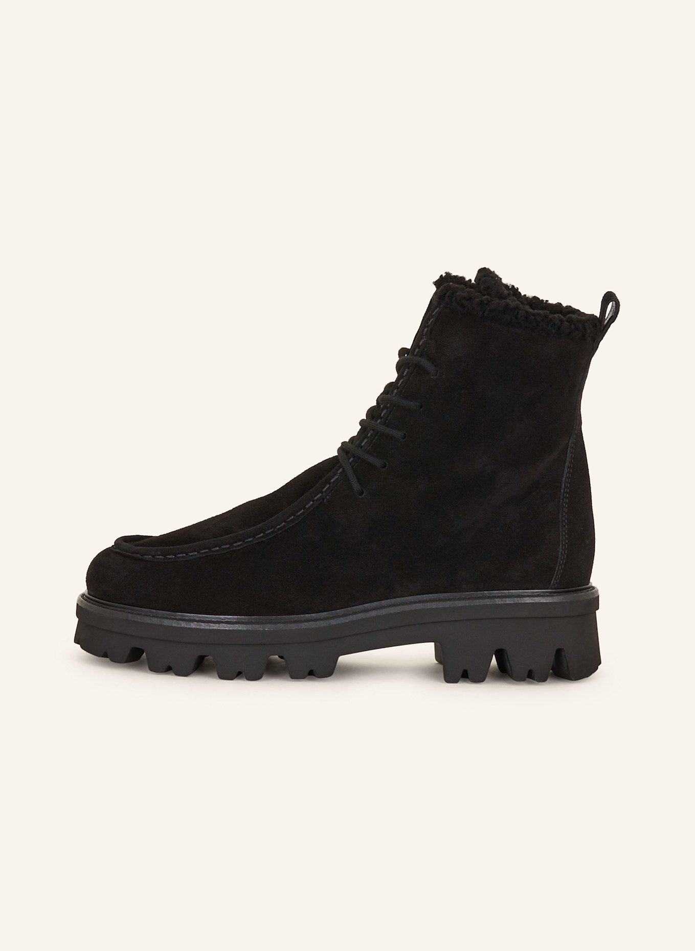 paul green Lace-up boots: BLACK