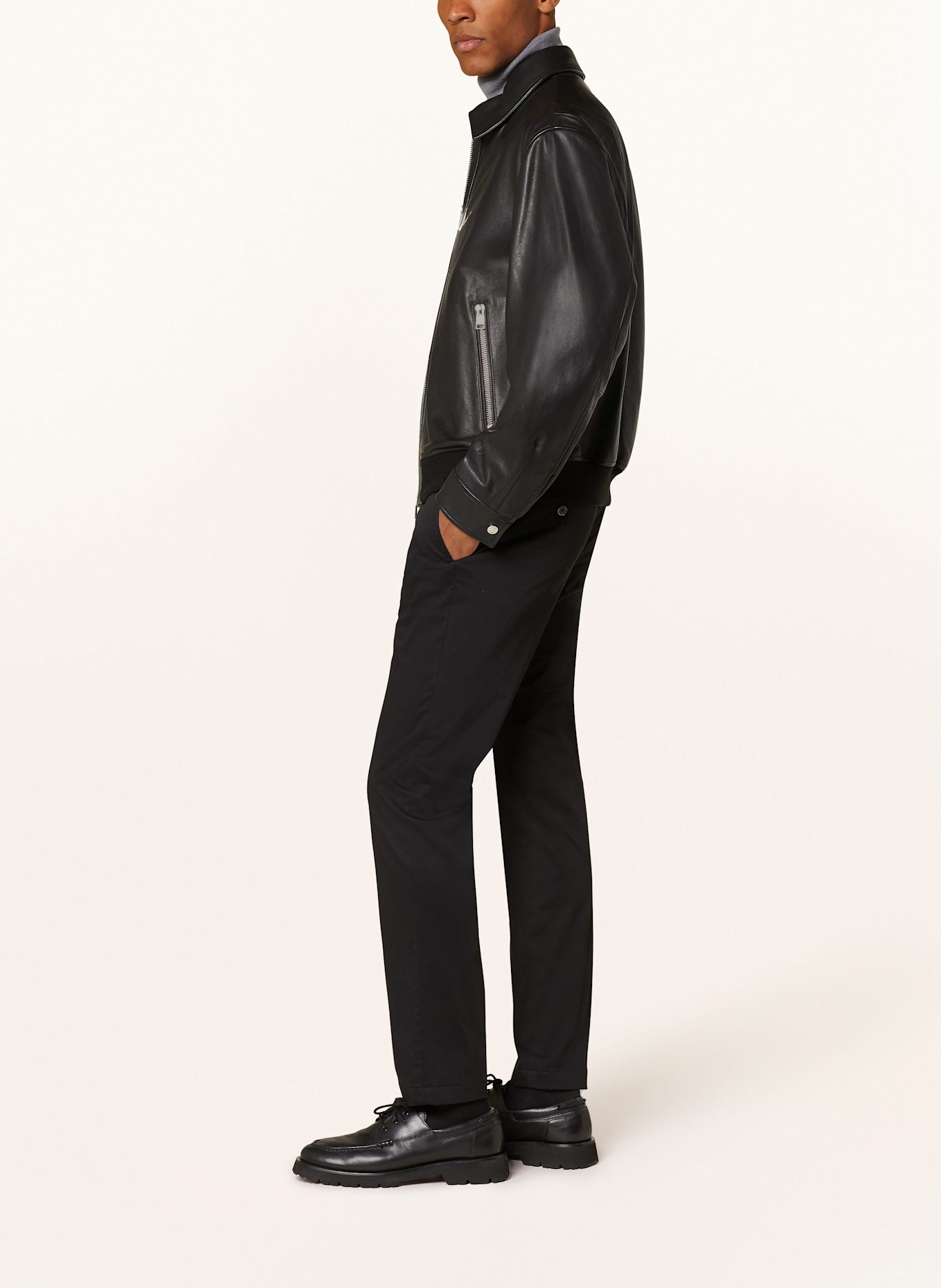 HILTL Chinos slim fit, Color: BLACK (Image 4)