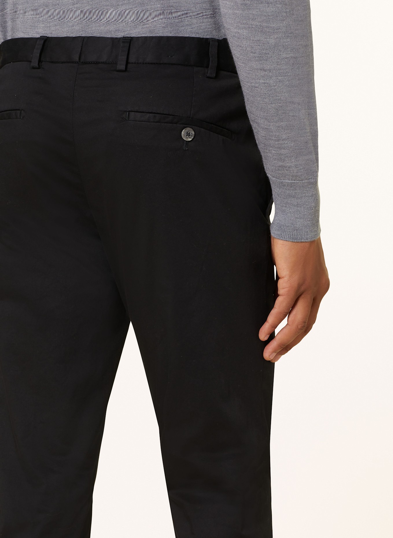 HILTL Chinos slim fit, Color: BLACK (Image 6)