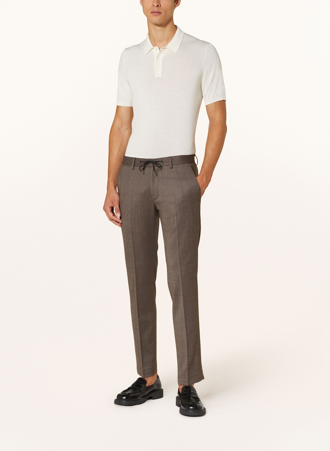 Roy Robson Suit trousers slim fit, Color: A230 LIGHT/PASTEL BROWN (Image 3)