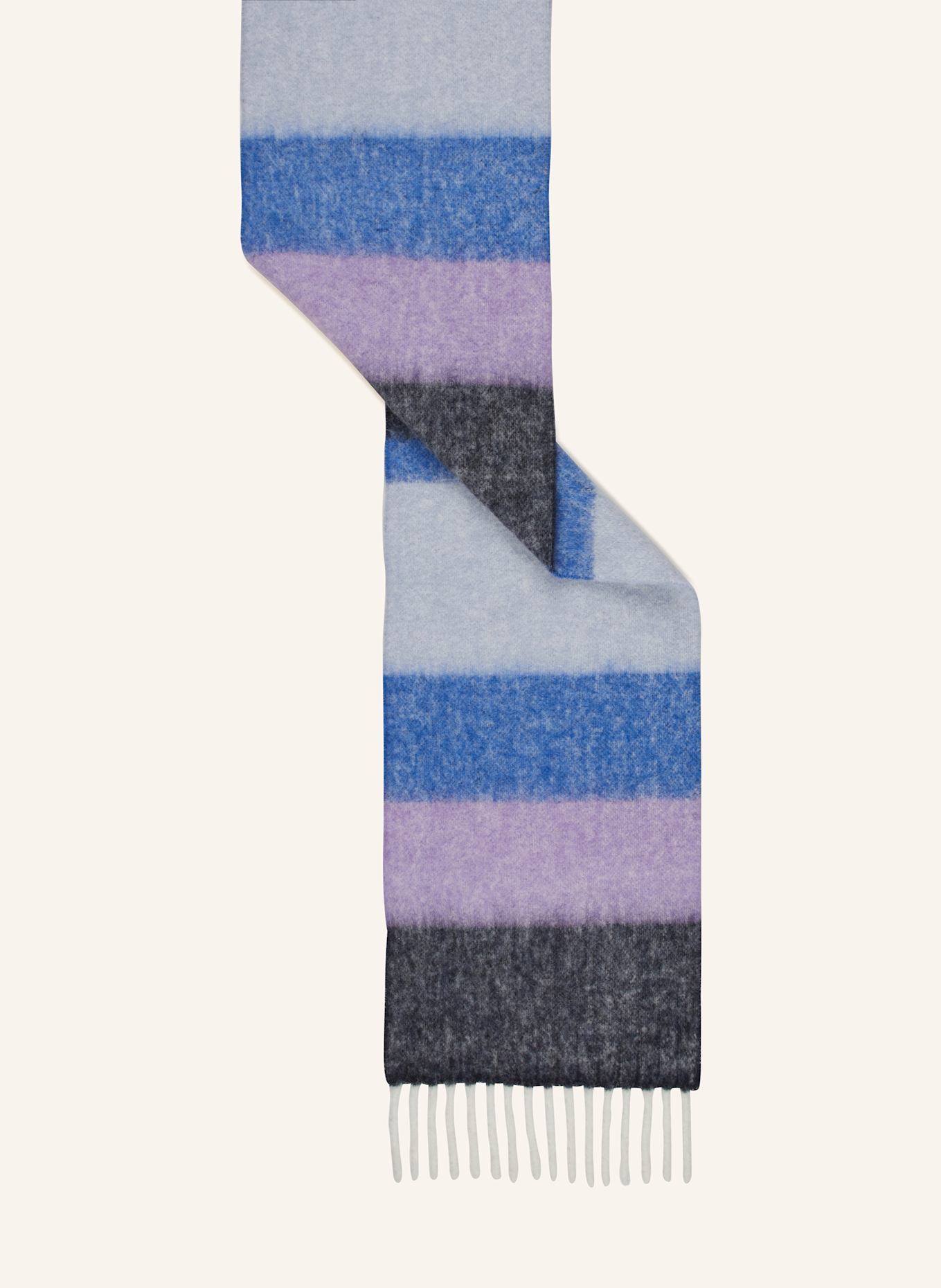 darling harbour Šála z alpaky: TMAVĚ MODRÁ / SVĚTLE FIALOVÁ / TMAVĚ MODRÁ