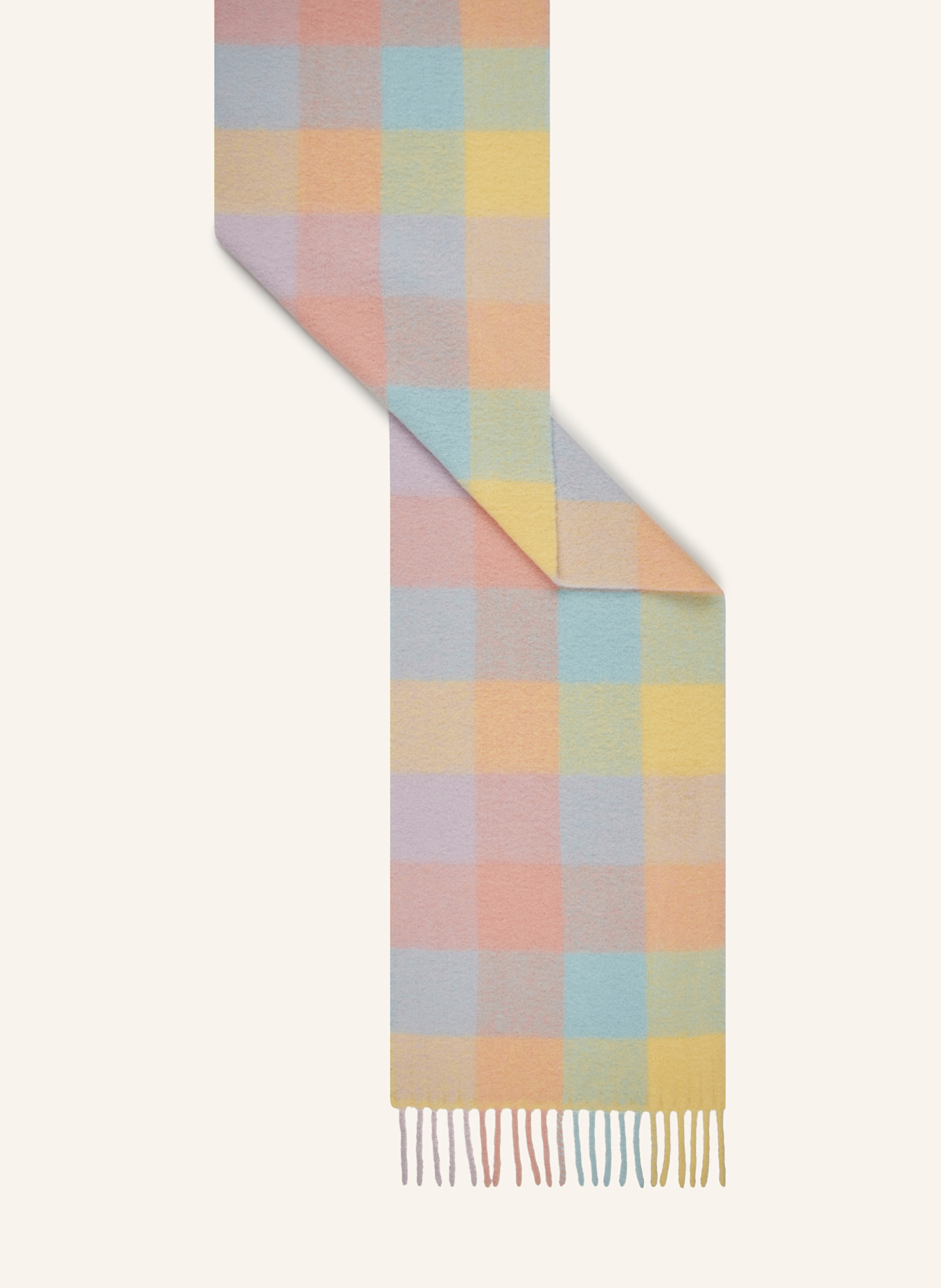 darling harbour Šála z alpaky: TMAVĚ ORANŽOVÁ / ŽLUTÁ / TMAVĚ MODRÁ