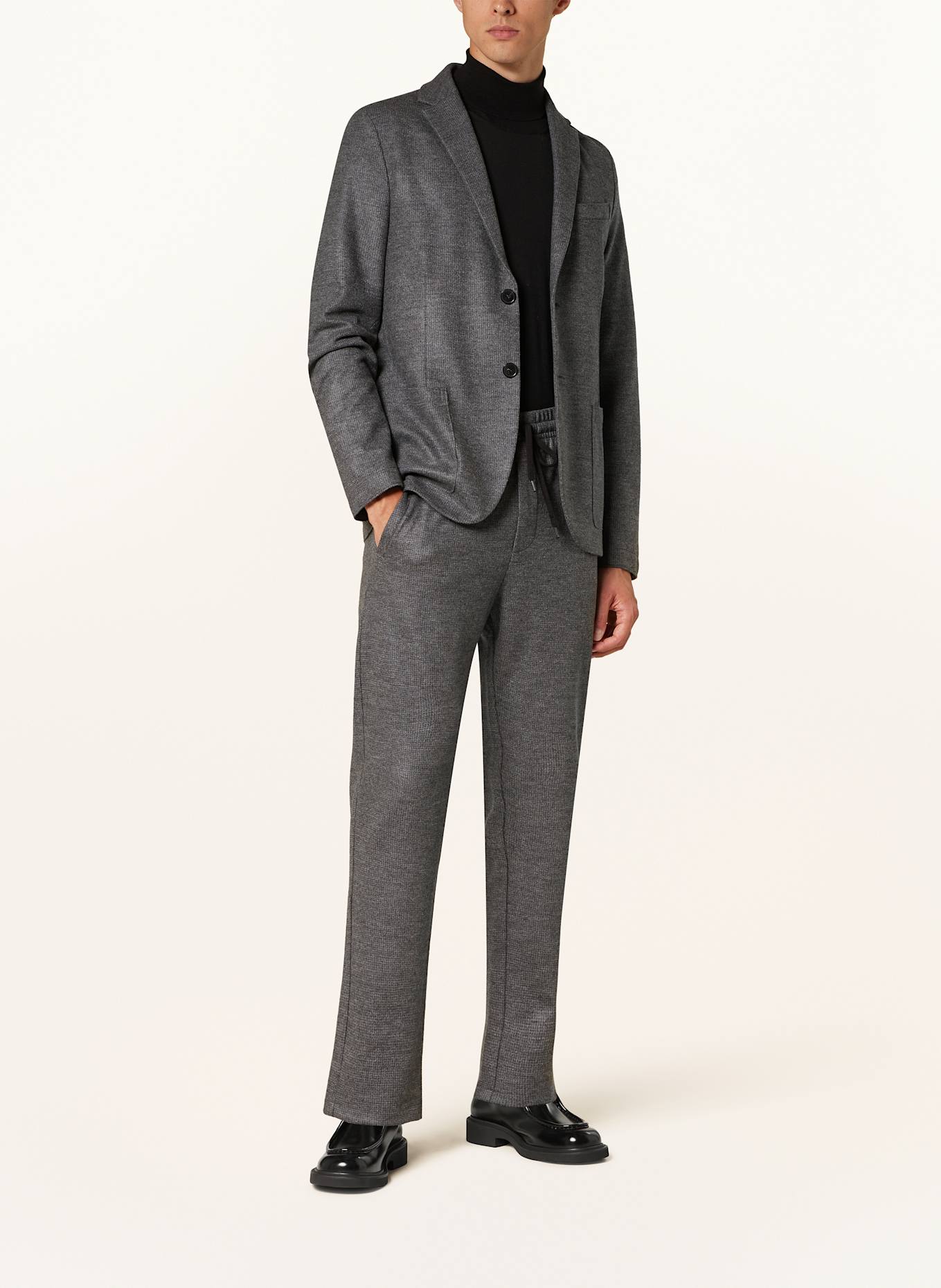 Harris Wharf London シングルジャケット グレー SS24 HARRIS WHARF LONDON Suit jacket slim fit in va04 medium grey