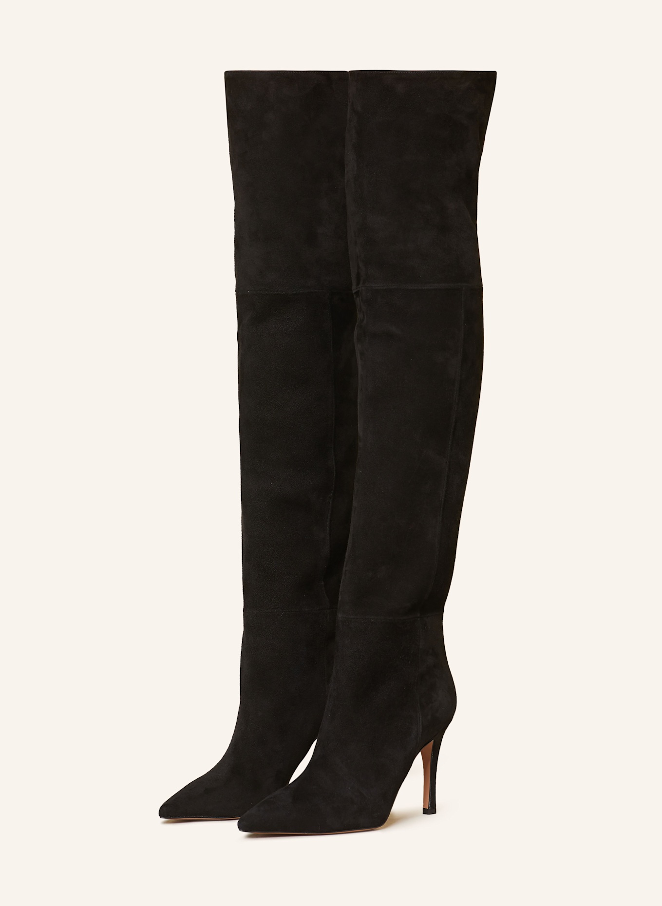 Bianca Di Over the knee boots in black