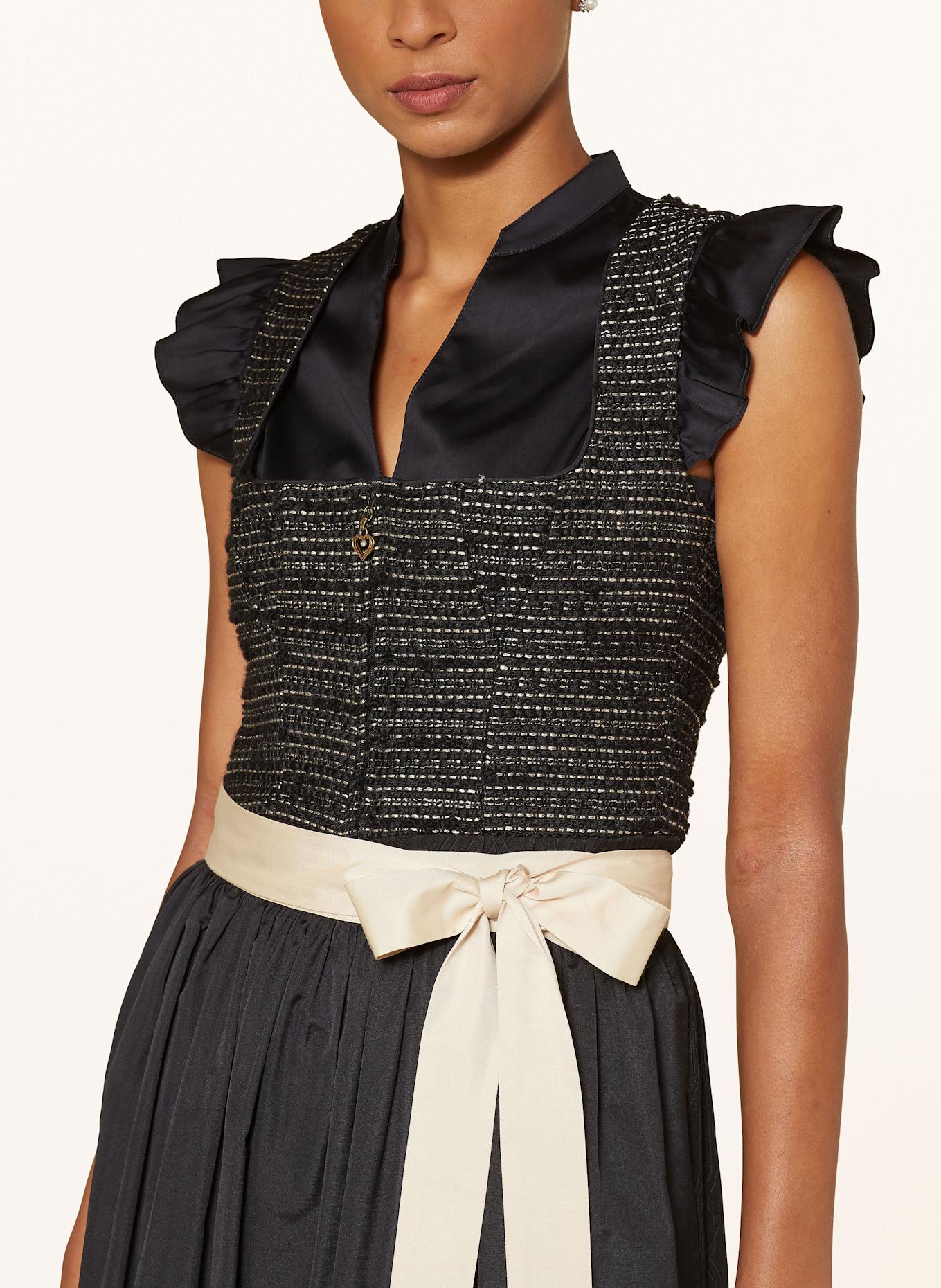 SPORTALM Dirndl, Farbe: SCHWARZ/ GOLD (Bild 4)