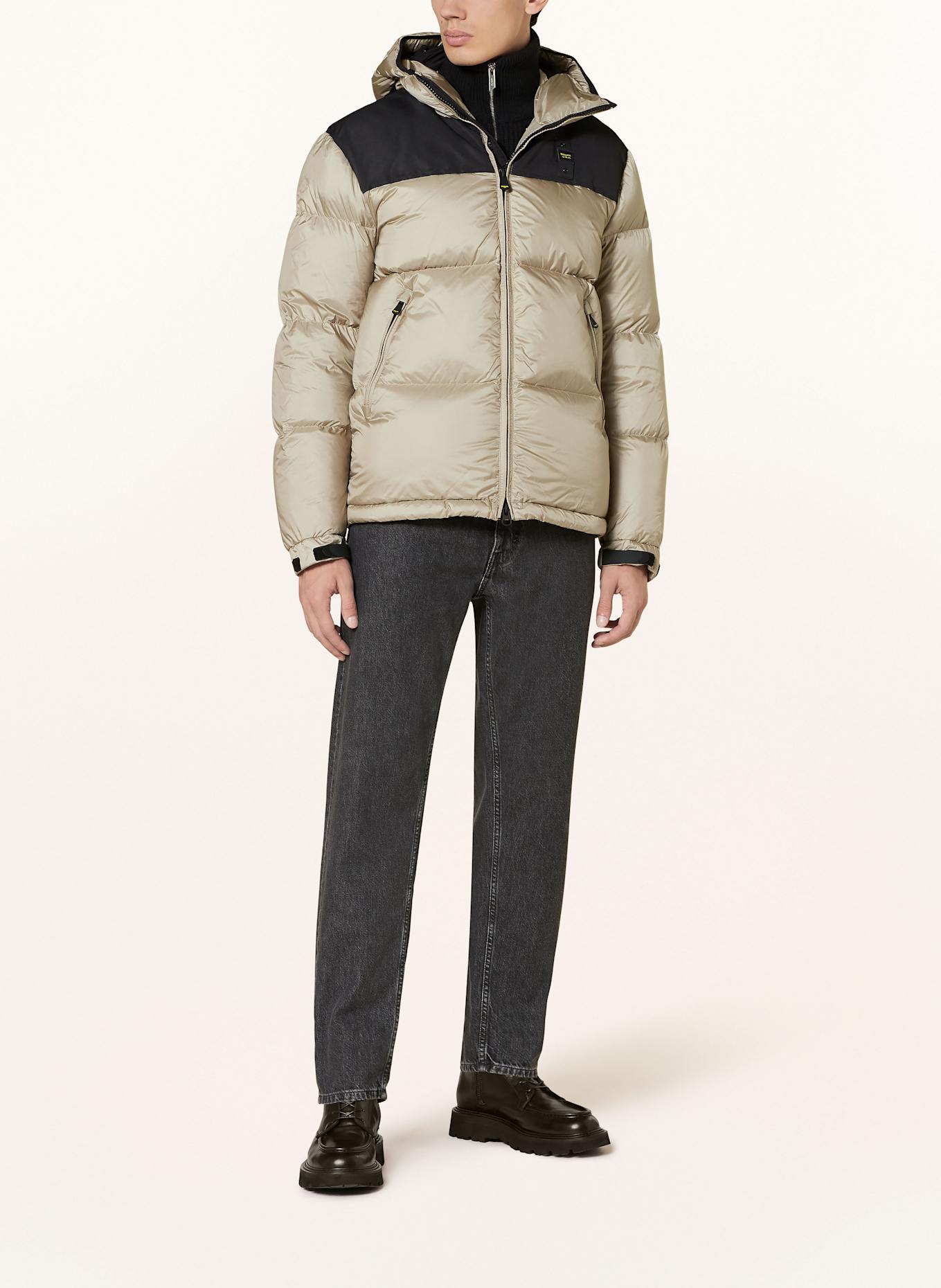 Blauer Kurtka puchowa: JASNOBRĄZOWY/ CZARNY