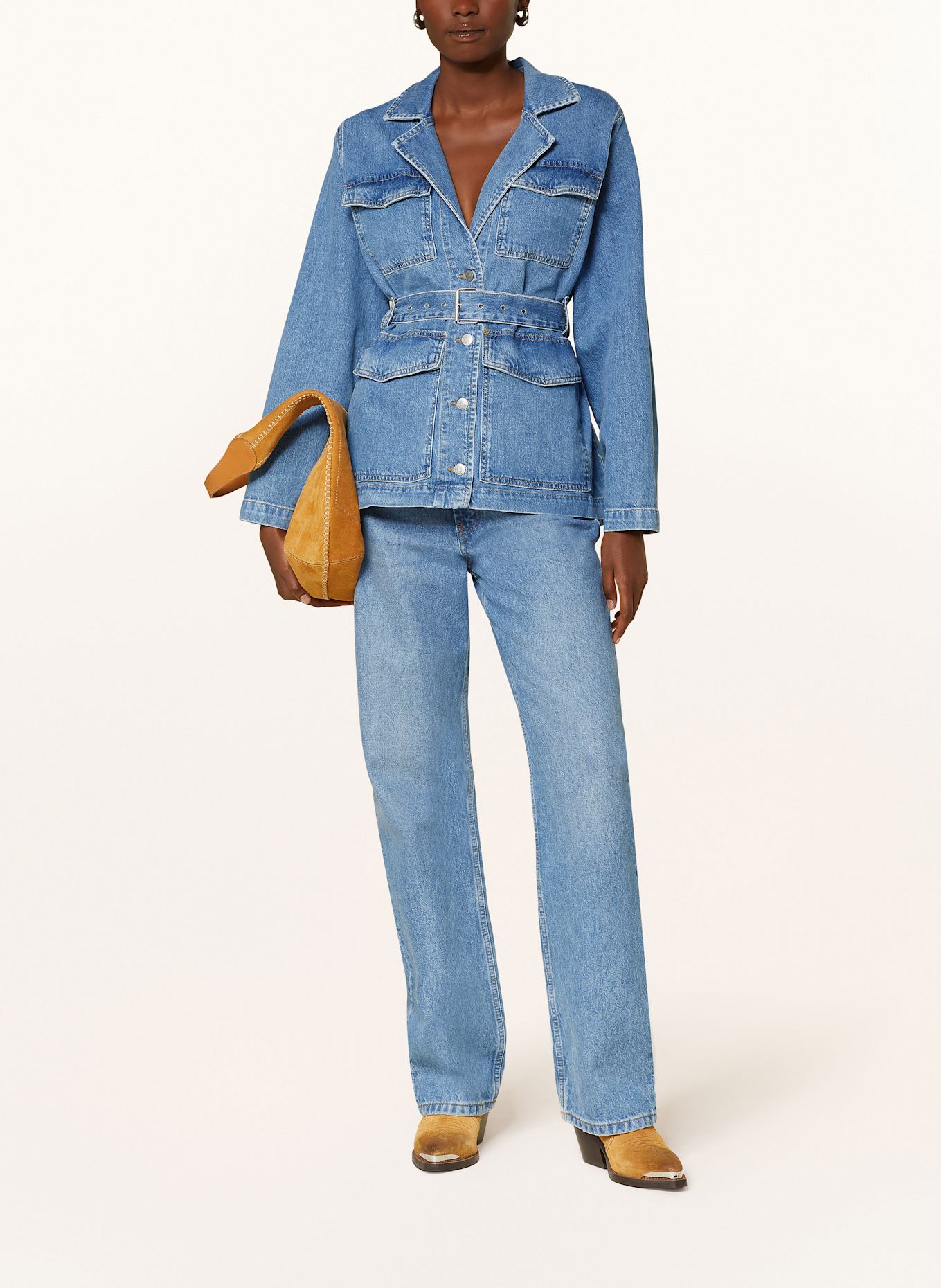 SELECTED Femme veste en jean: BLEU CLAIR