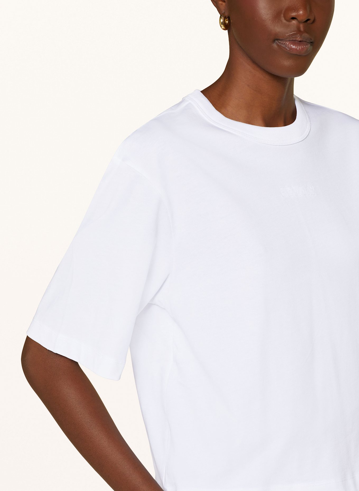 SELECTED T-shirt, Color: WHITE (Image 4)