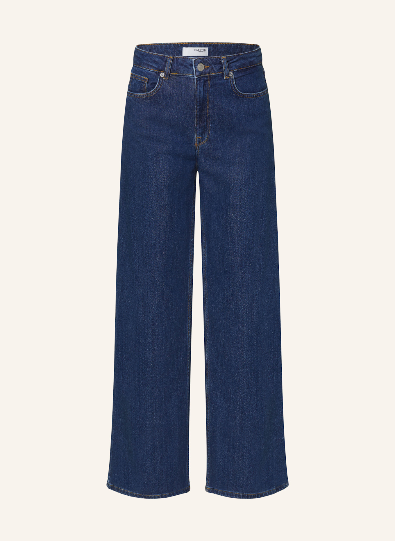 SELECTED Straight jeans, Color: DARK BLUE DENIM (Image 1)