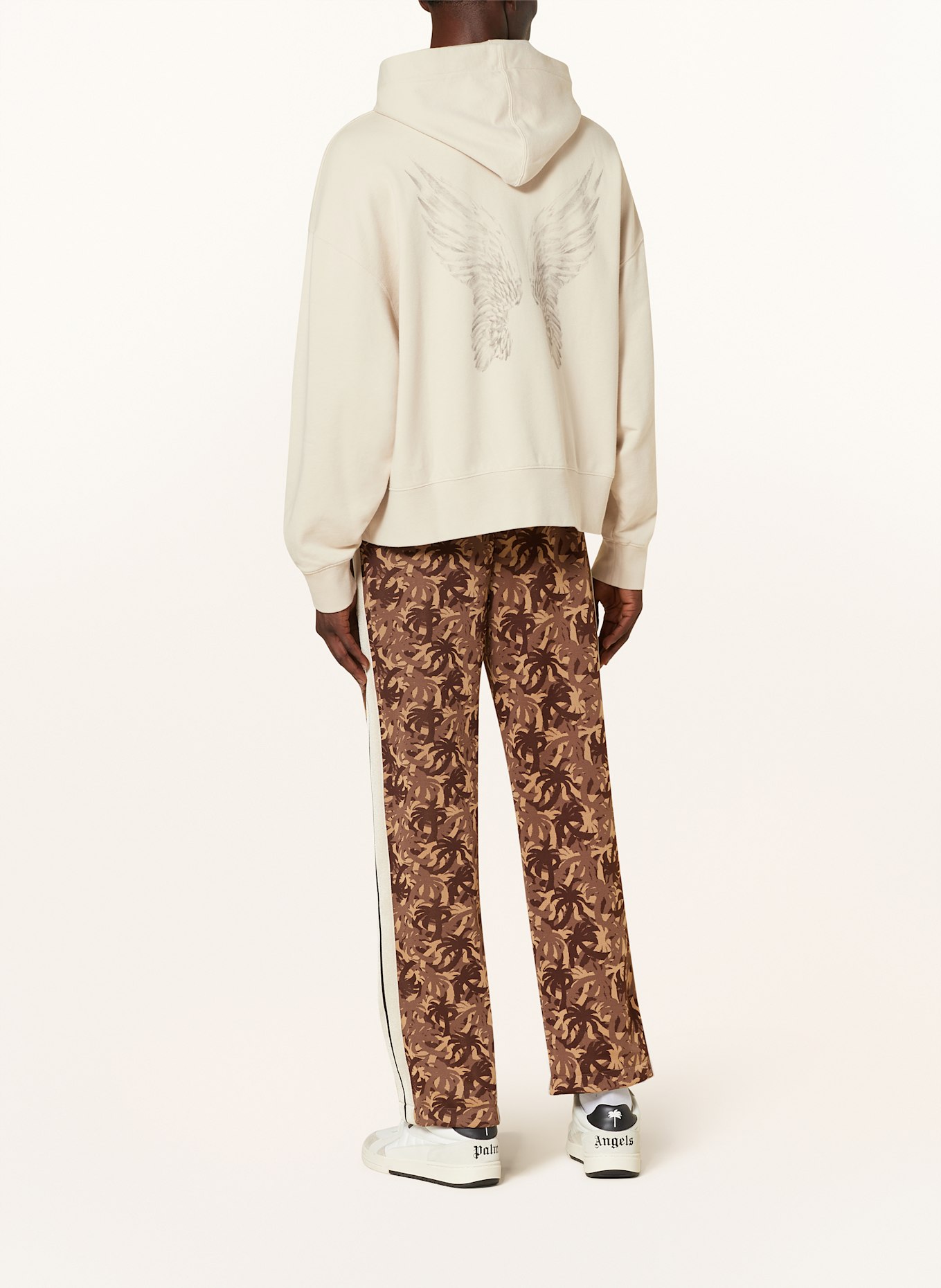 Palm Angels Bluza z kapturem: BEŻOWY