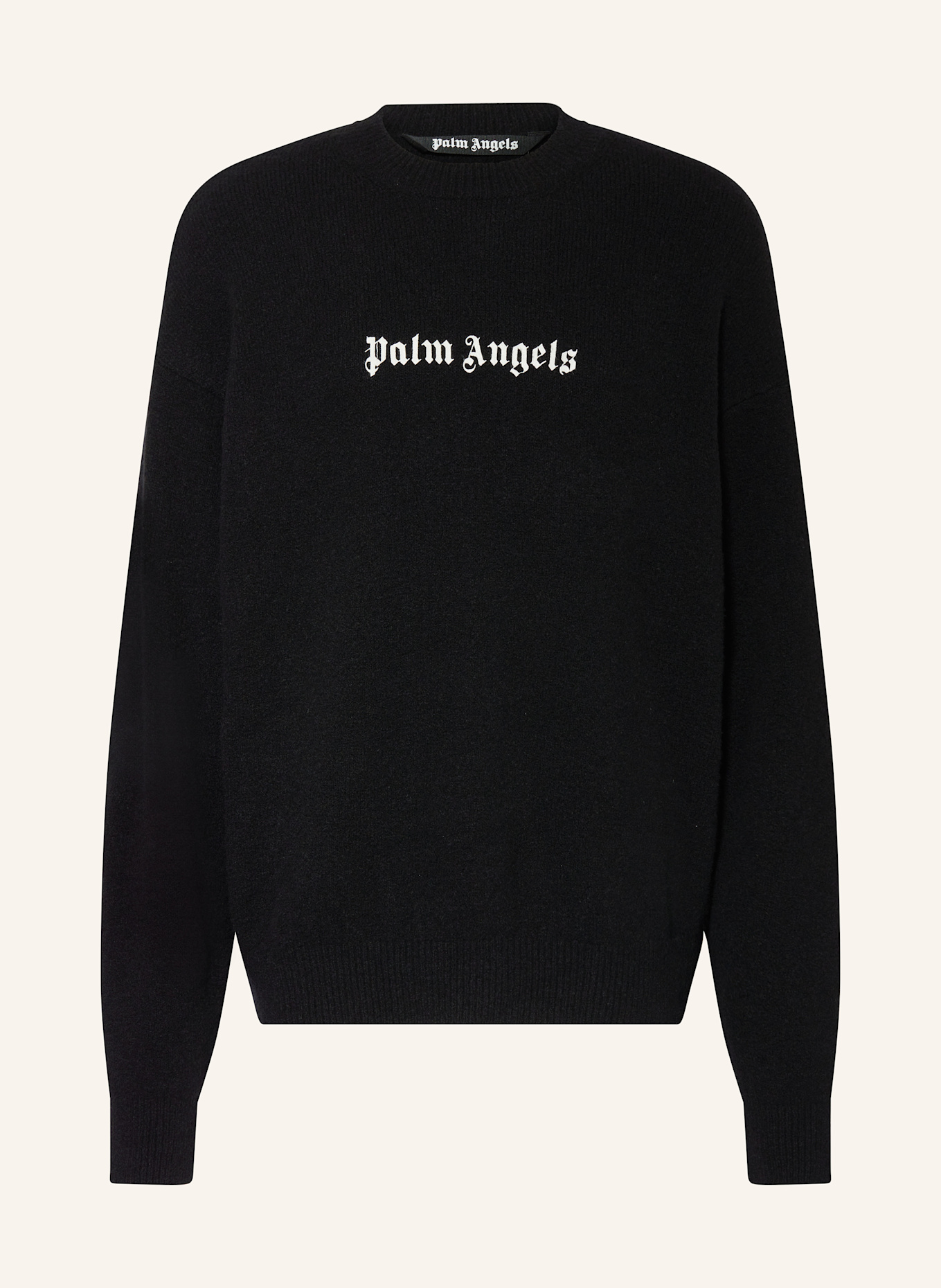 Palm Angels Oversized-Pullover: SCHWARZ