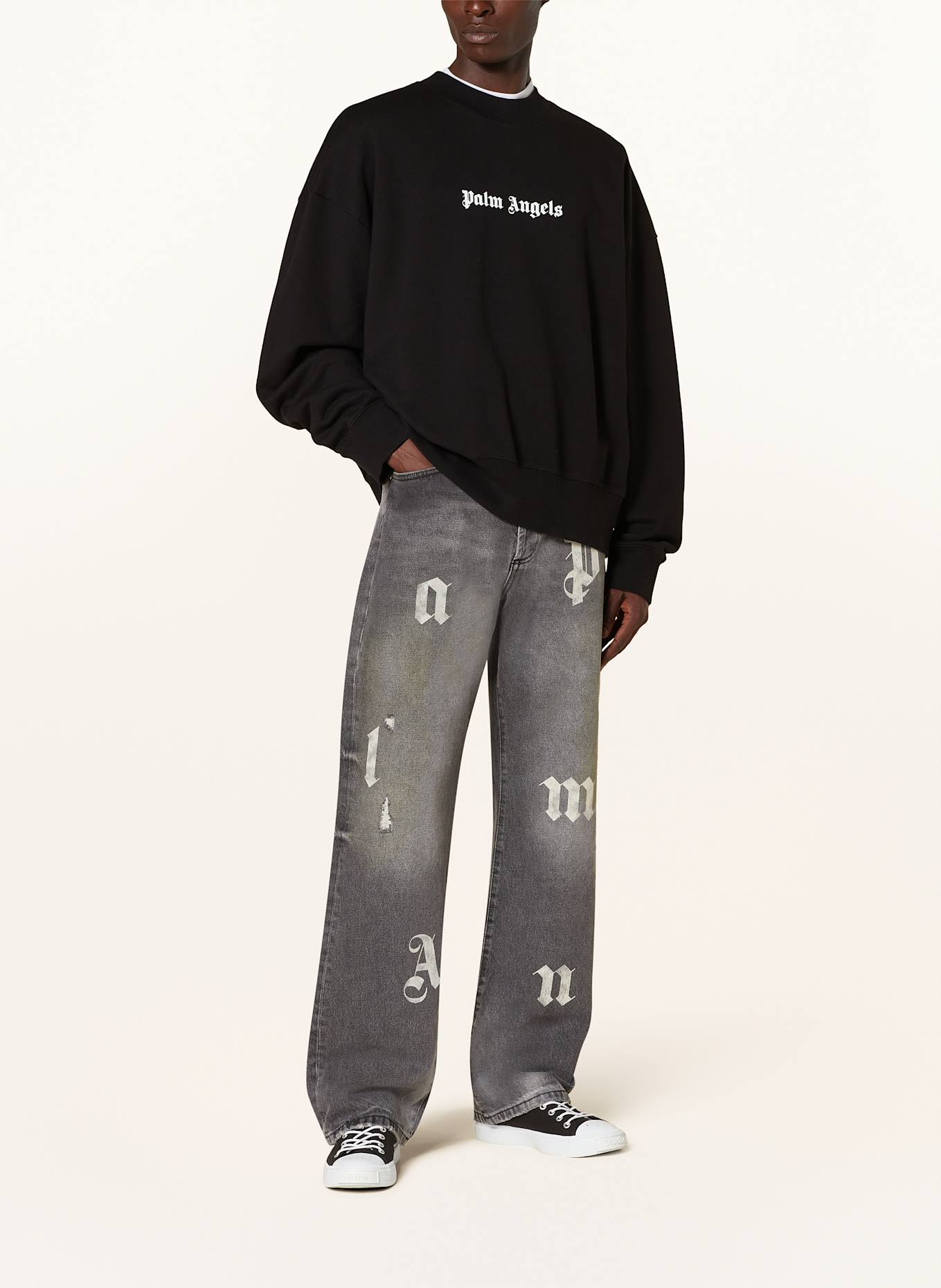 Palm angels oversized sweatshirt sale