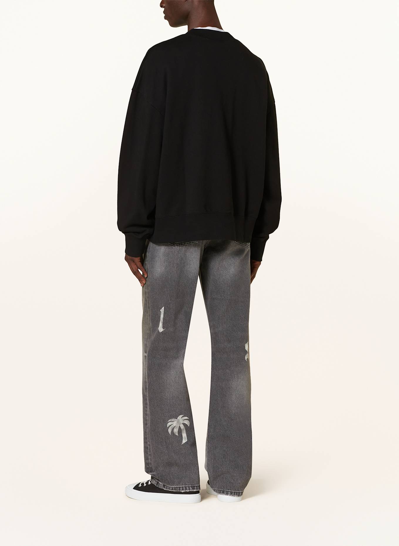 Palm Angels Bluza nierozpinana oversize: CZARNY