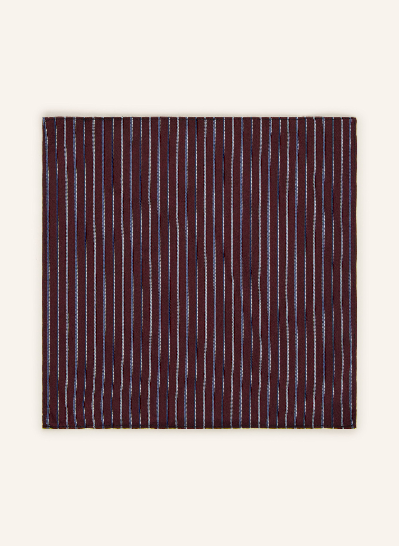 MONTI Ensemble : nœud papillon et pochette en soie: ROUGE FONCÉ / BLEU / BLEU CLAIR