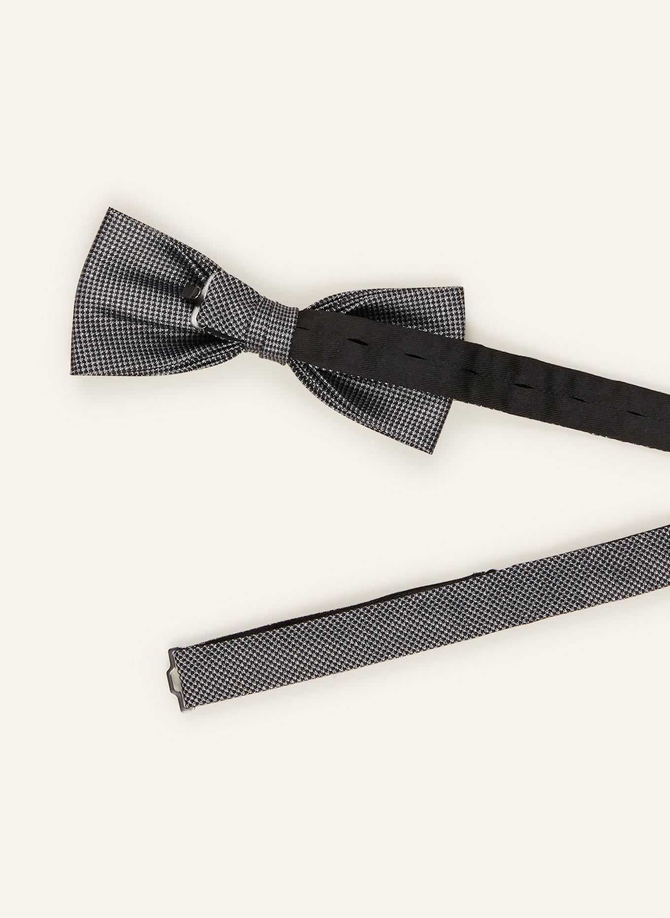 Black burberry bow tie discount