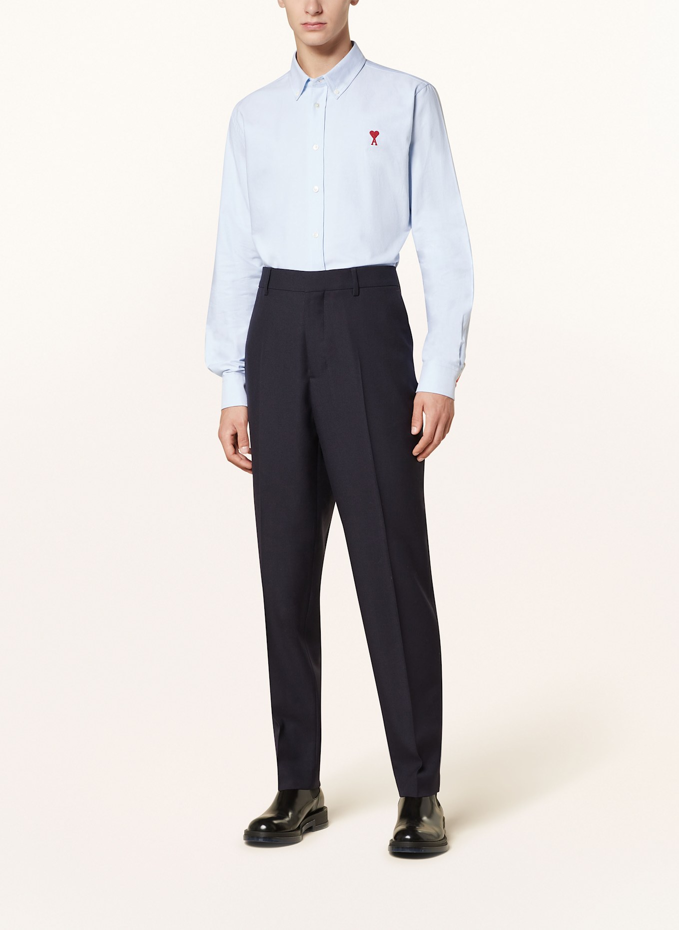 AMI PARIS Oxfordhemd Extra Slim Fit: HELLBLAU