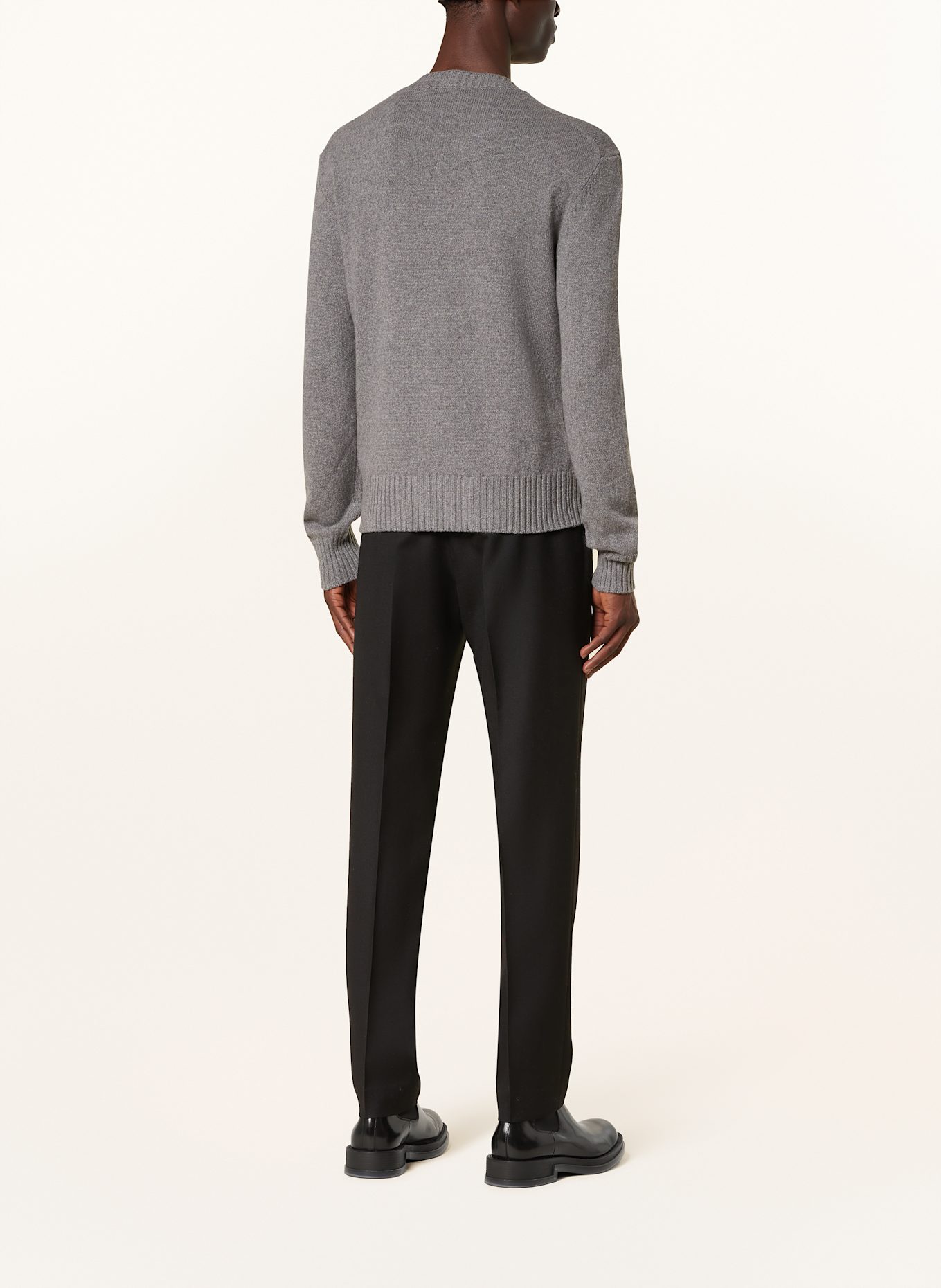 AMI PARIS Cashmere-Pullover: GRAU