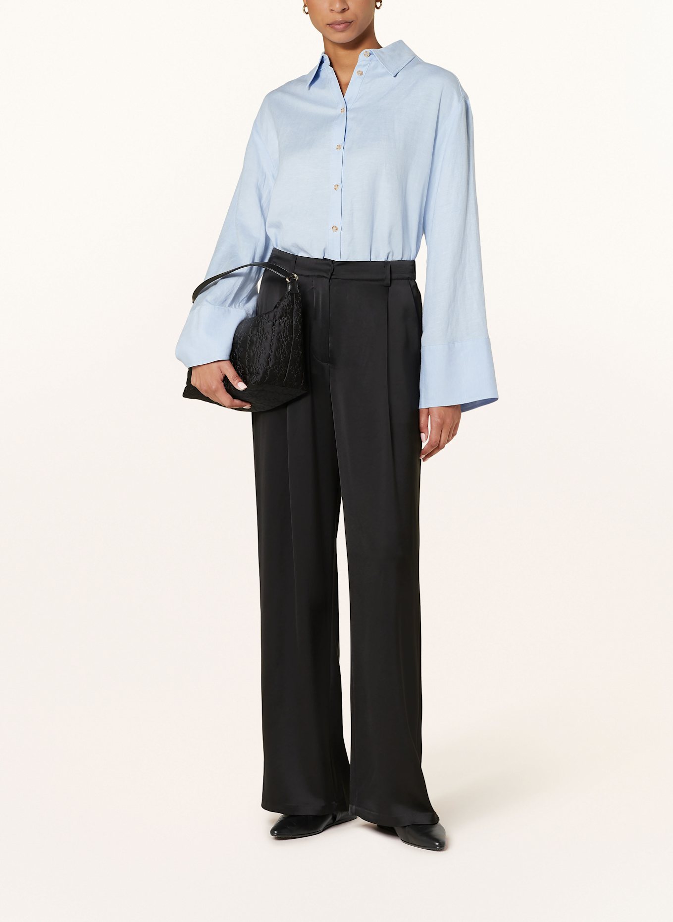 MALINA Satinhose SARAH, Farbe: SCHWARZ (Bild 2)