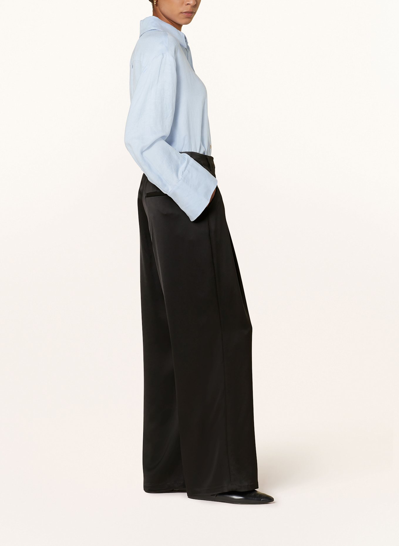 MALINA Satinhose SARAH, Farbe: SCHWARZ (Bild 4)