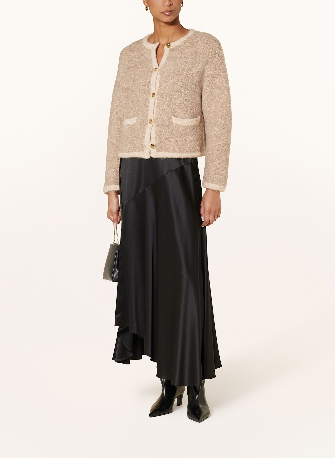 MALINA Kastenjacke CARLY: HELLBRAUN