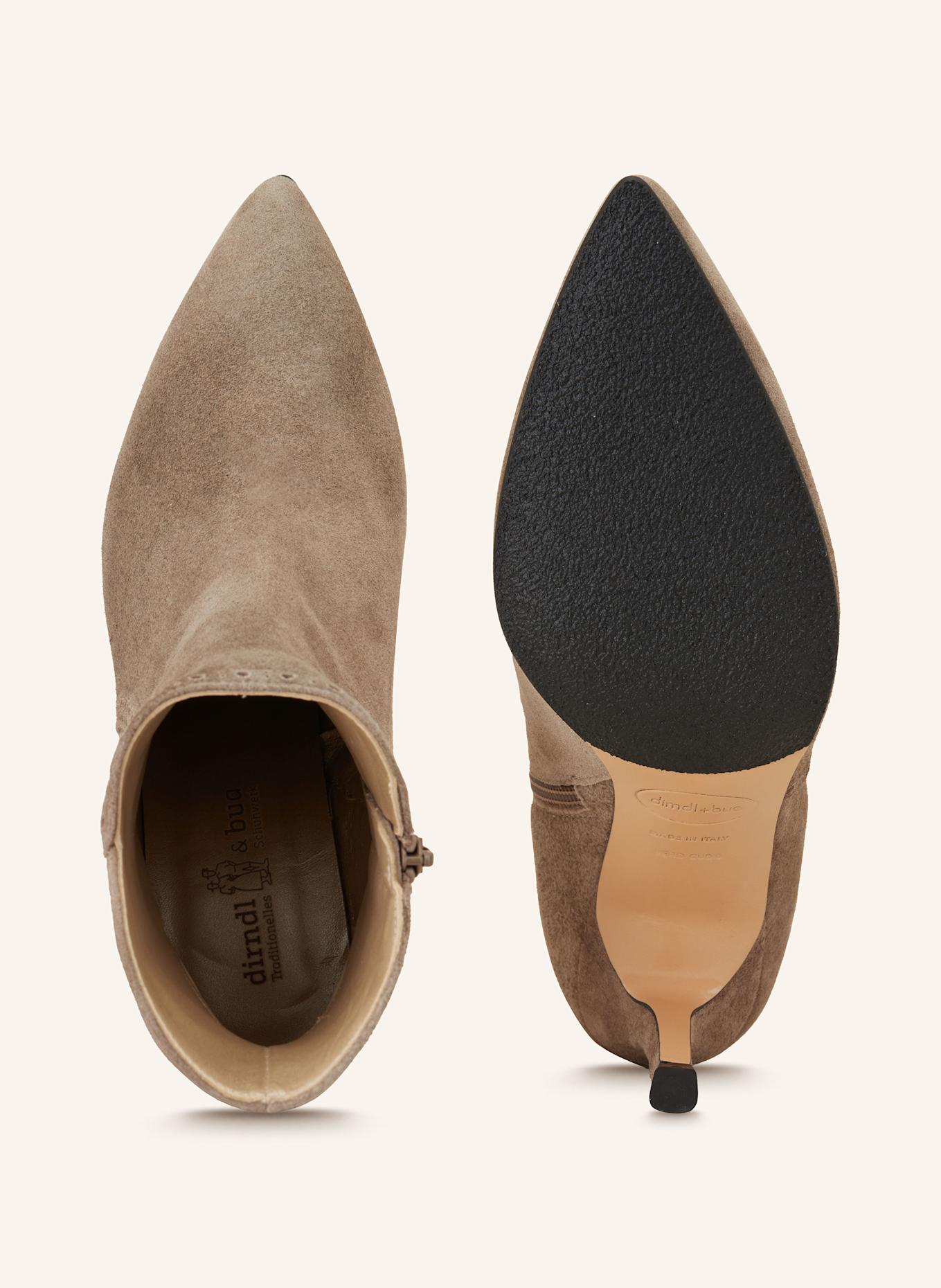 Dirndl & Bua Enkellaarzen ANTIBOCK: TAUPE