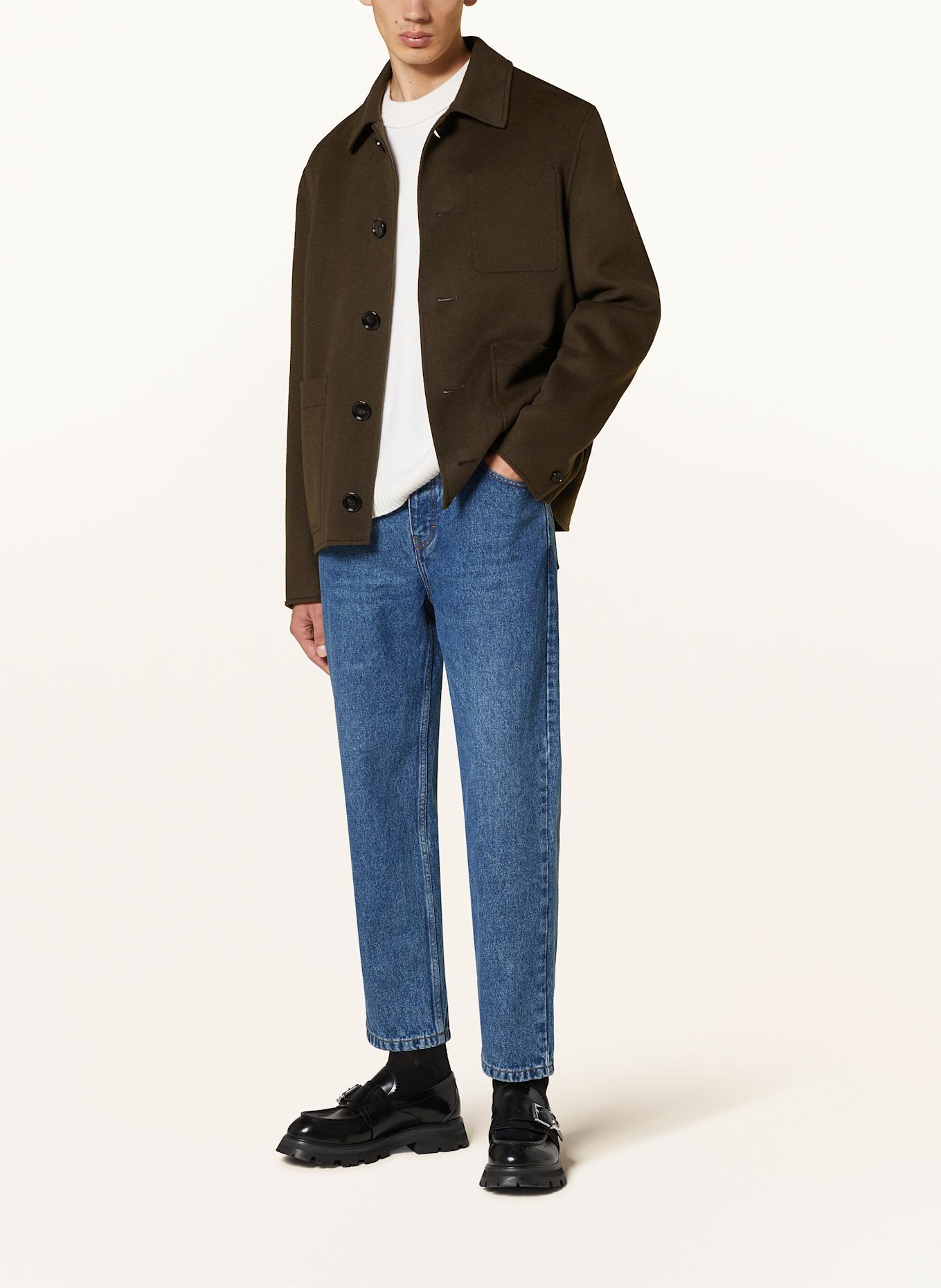 AMI PARIS Overjacket in dunkelbraun