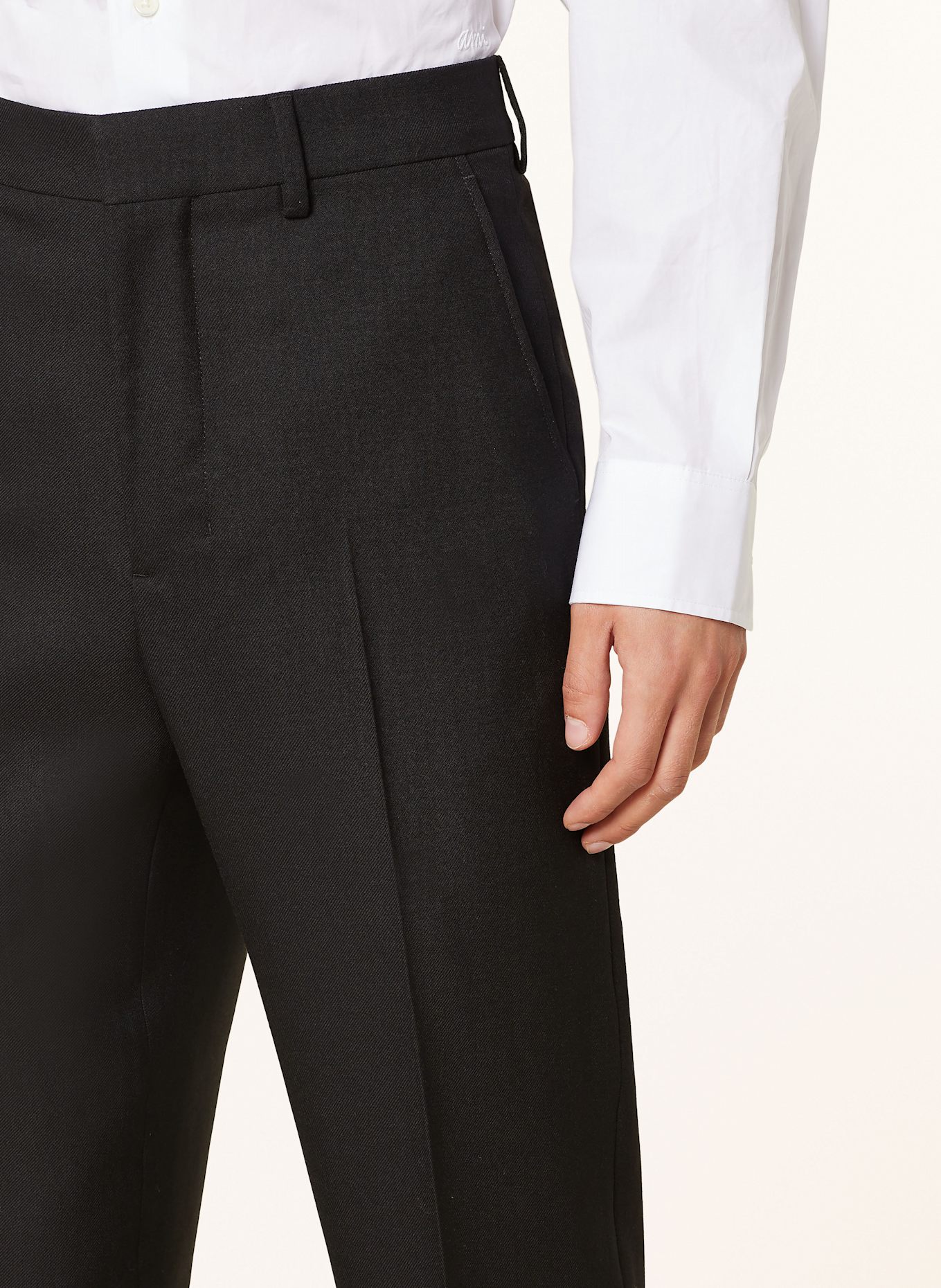 AMI PARIS Trousers slim fit, Color: BLACK (Image 5)