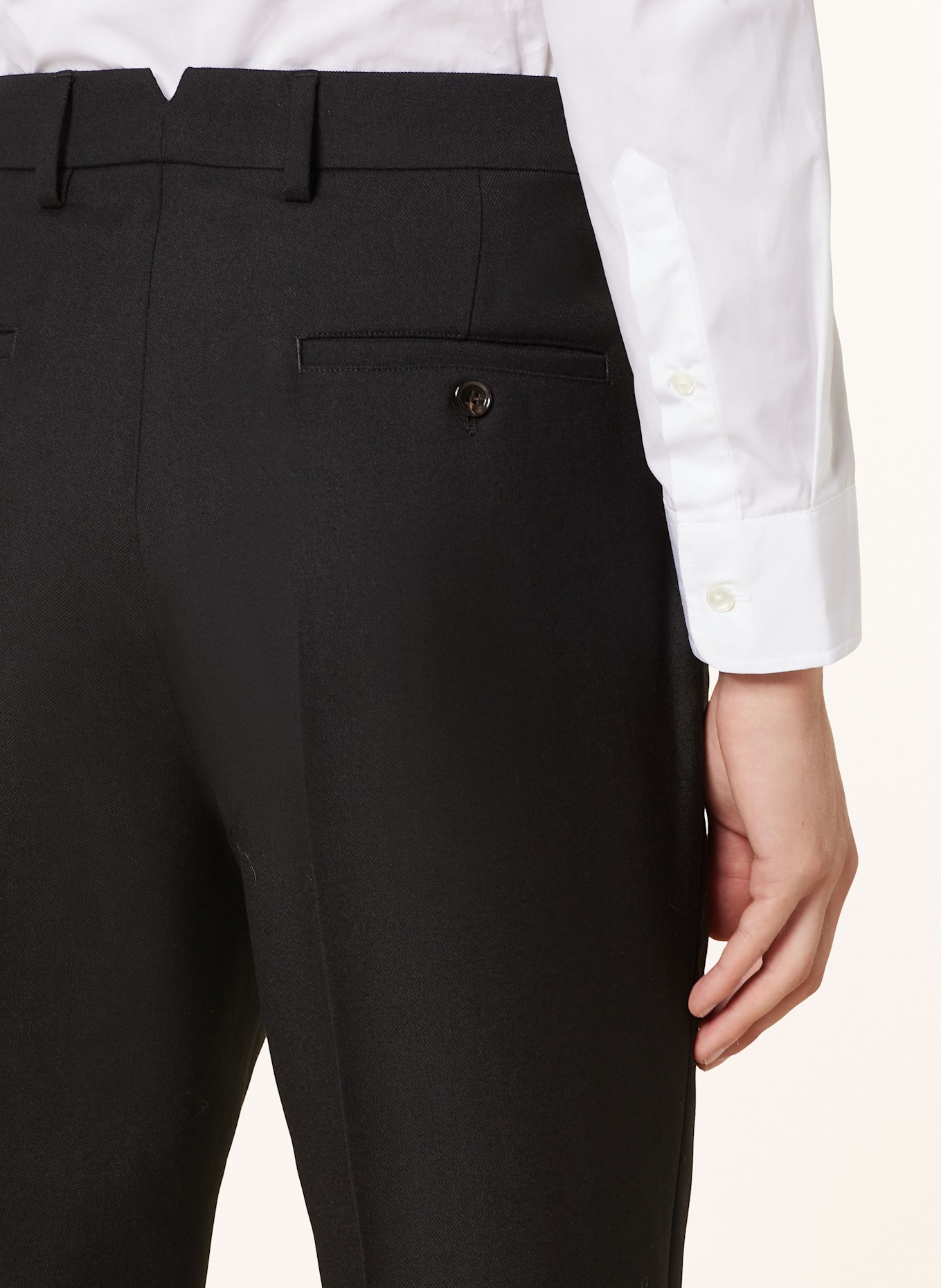 AMI PARIS Trousers slim fit, Color: BLACK (Image 6)