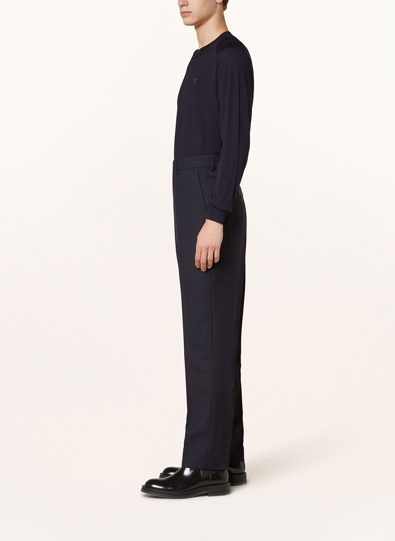 AMI PARIS Trousers slim fit, Color: 4011 NAVY BLUE (Image 5)