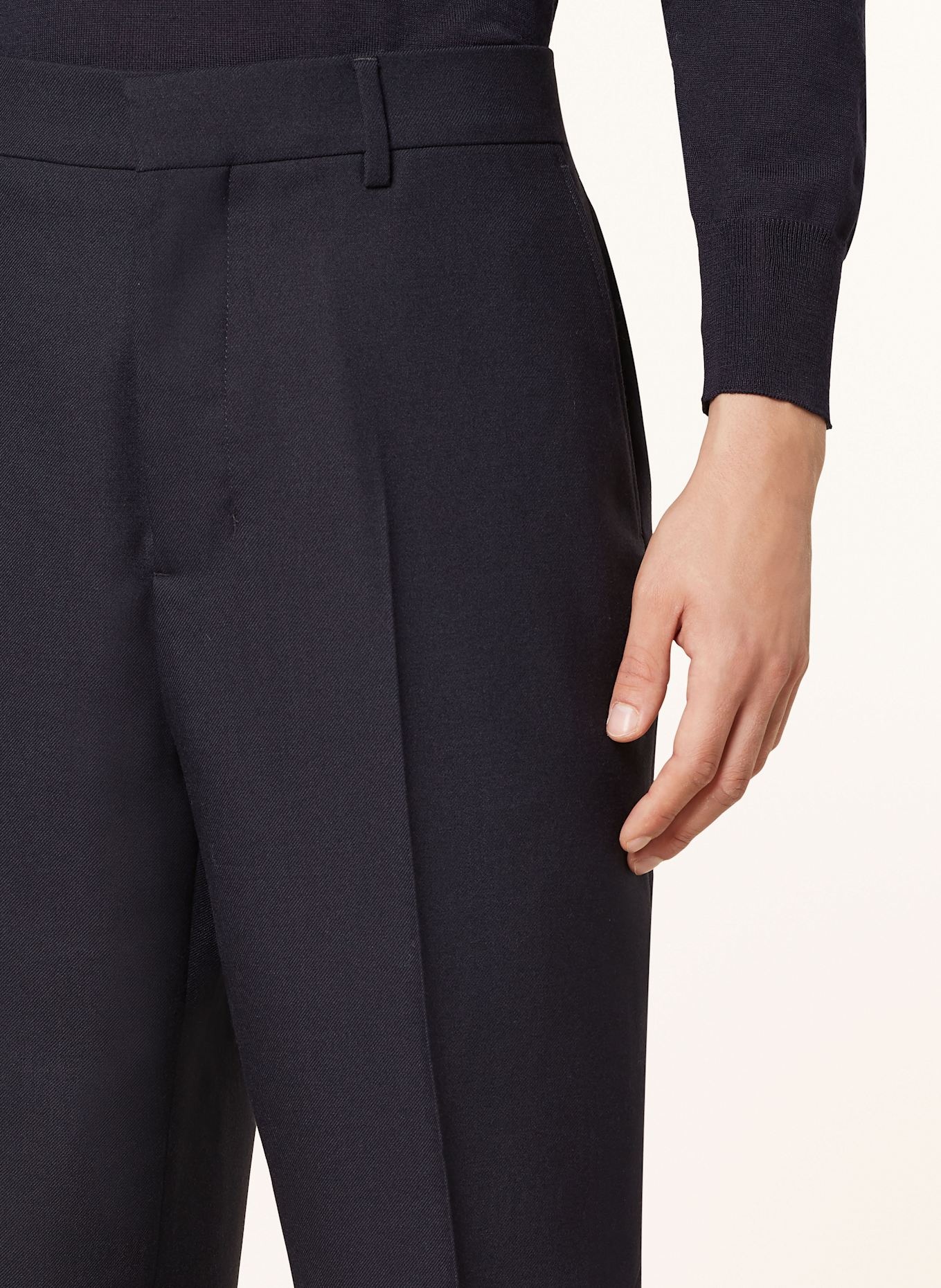 AMI PARIS Trousers slim fit, Color: 4011 NAVY BLUE (Image 6)