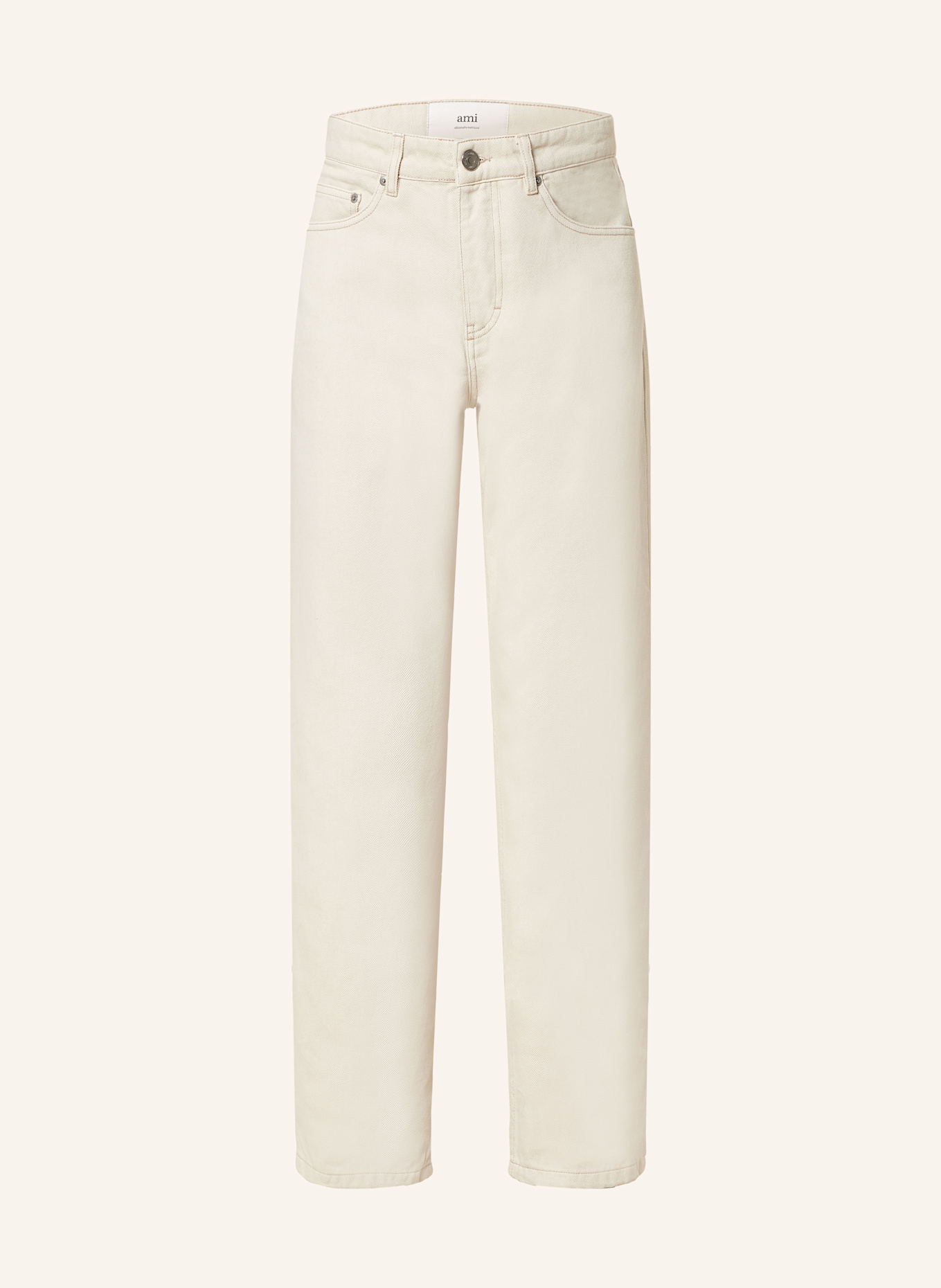 AMI PARIS Jeans Classic Fit: ECRU