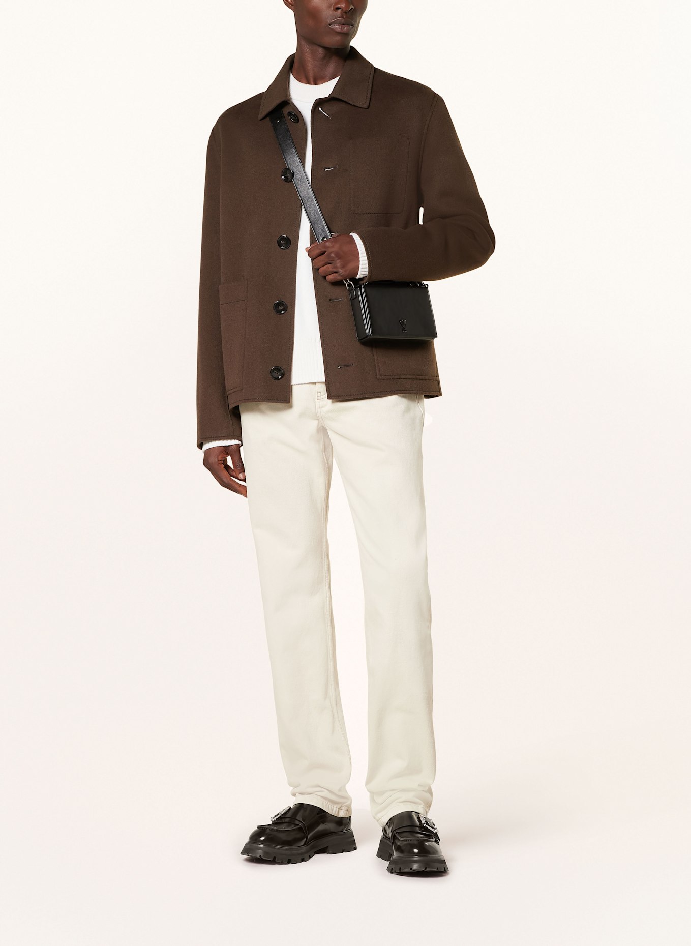 AMI PARIS Jeans Classic Fit: ECRU