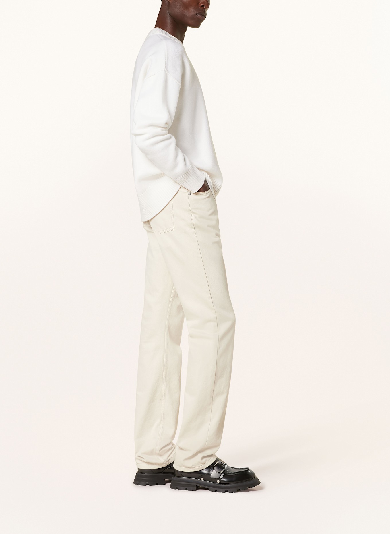 AMI PARIS Jeans Classic Fit: ECRU