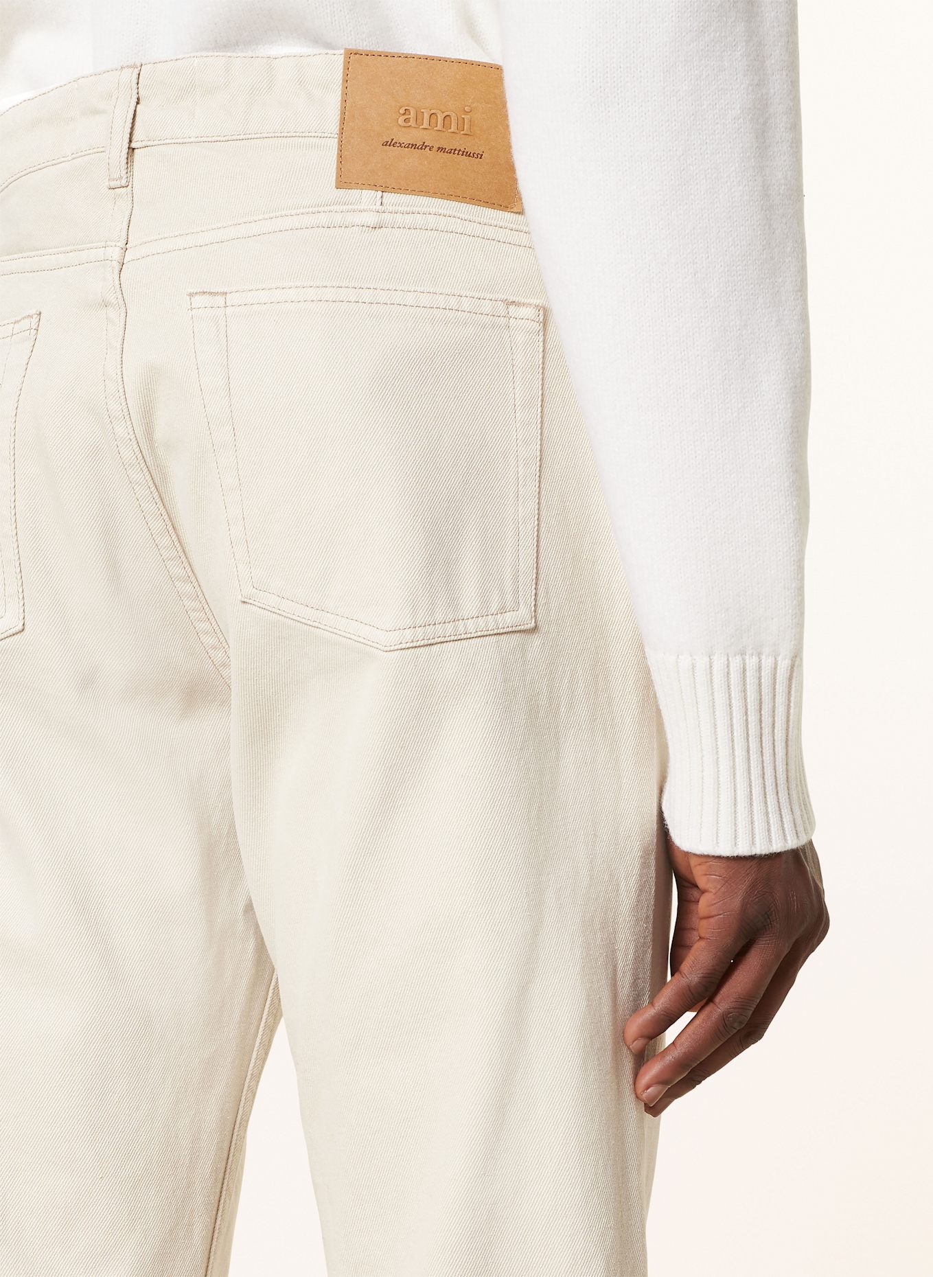 AMI PARIS Jeans Classic Fit: ECRU