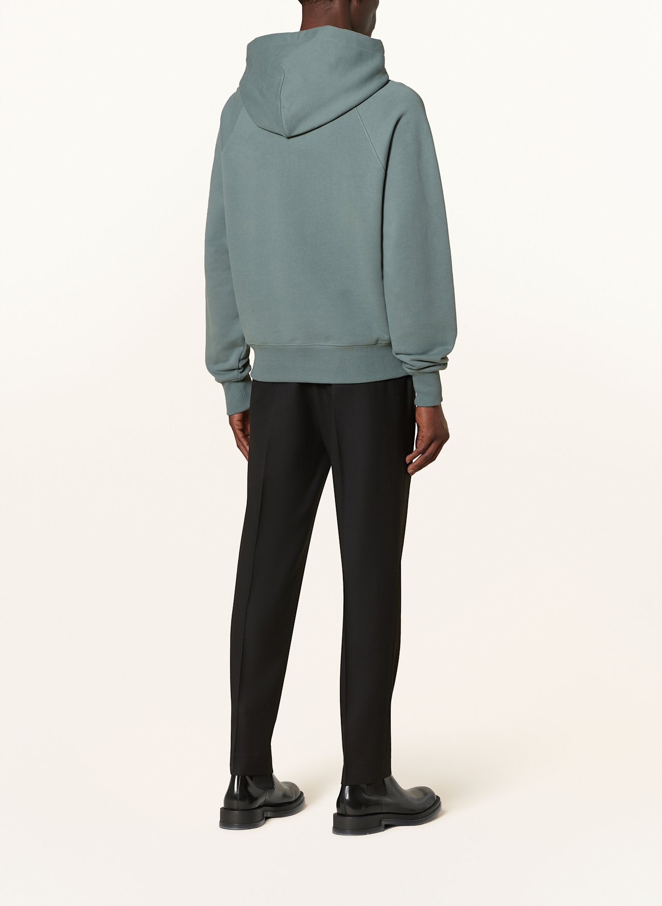 AMI PARIS Hoodie in petrol