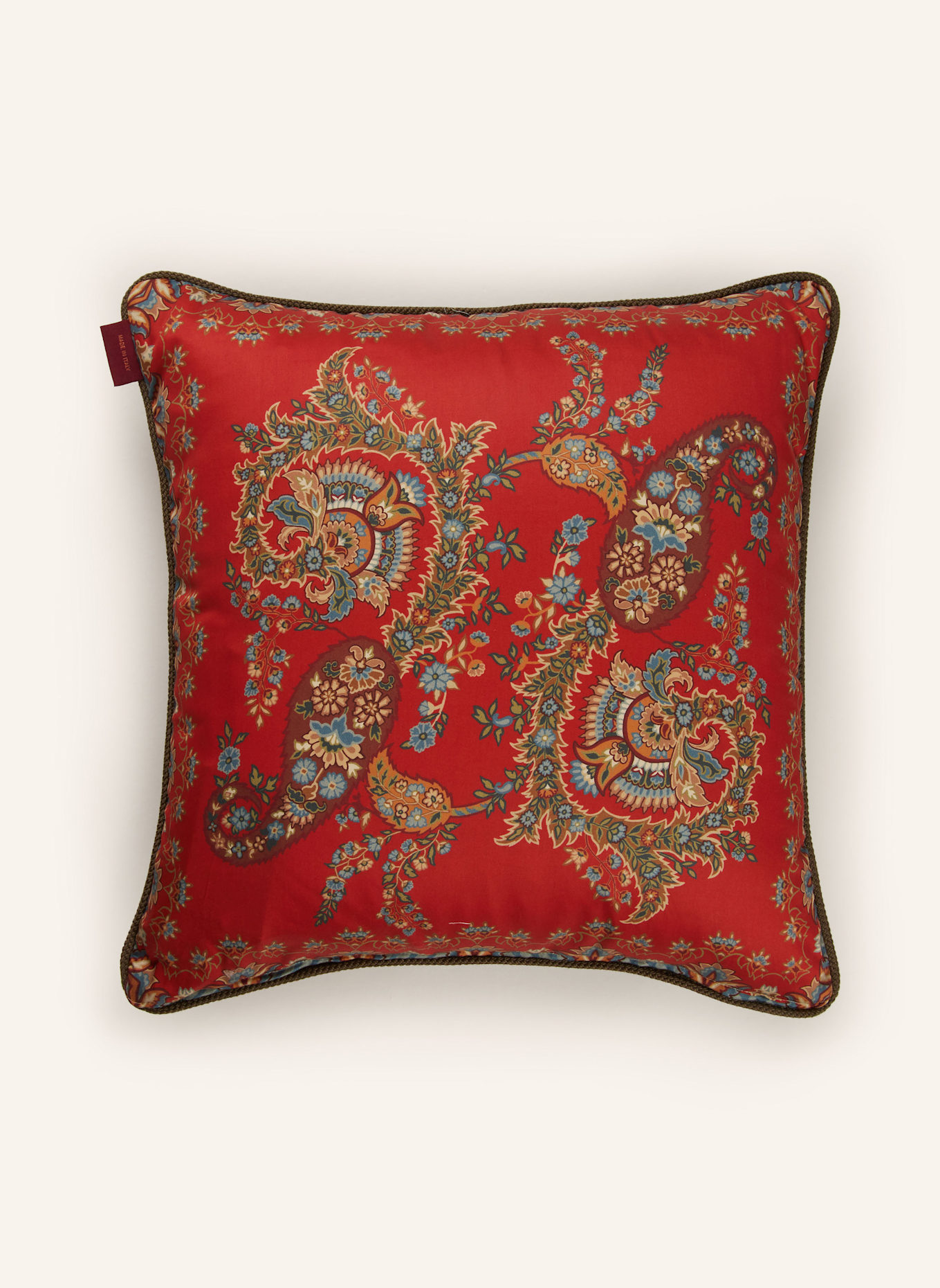 ETRO Home Dekokissen aus Satin, Farbe: ROT/ BLAU (Bild 2)