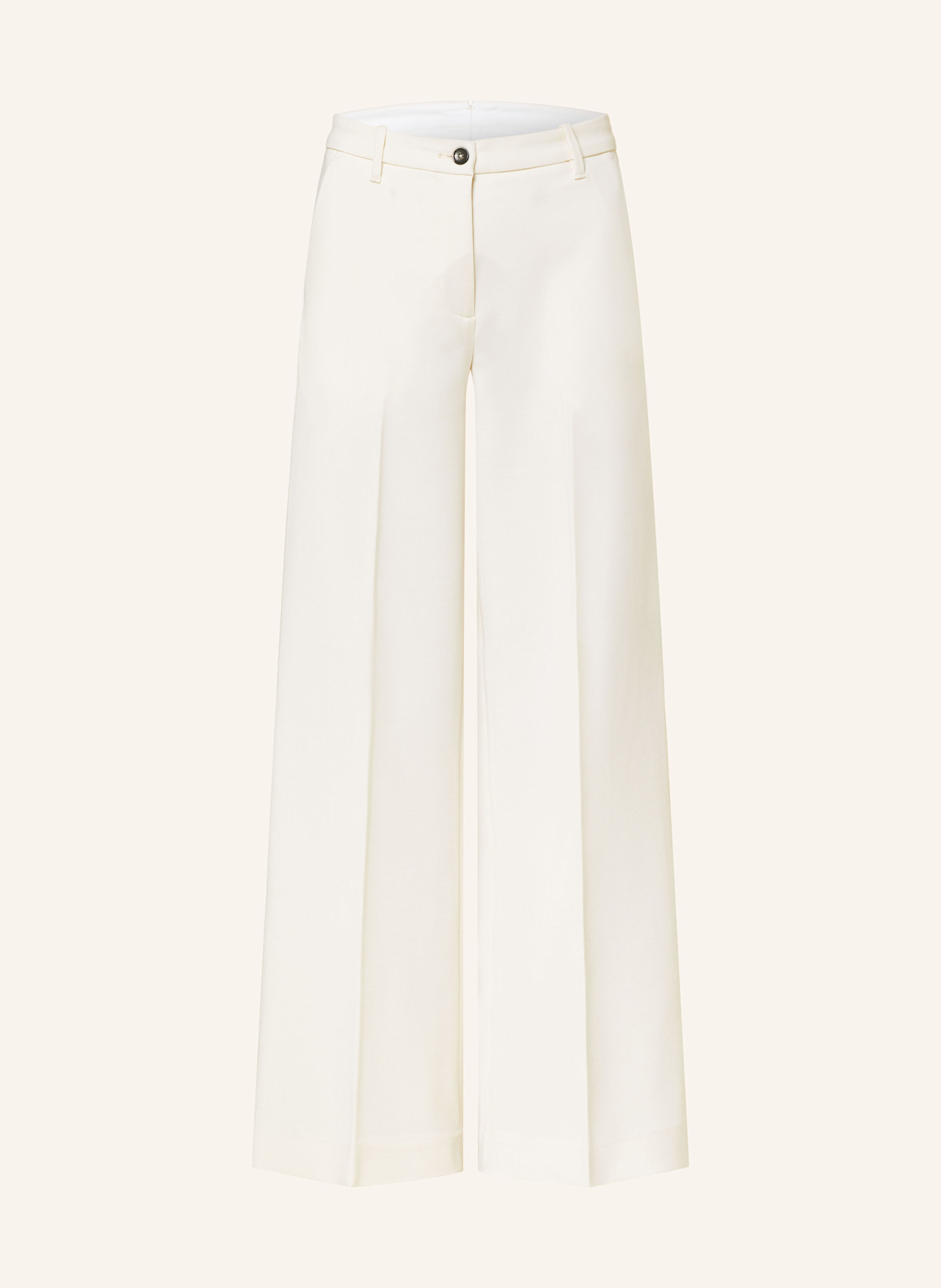 nine:inthe:morning NADIA wide leg trousers, Color: ECRU (Image 1)