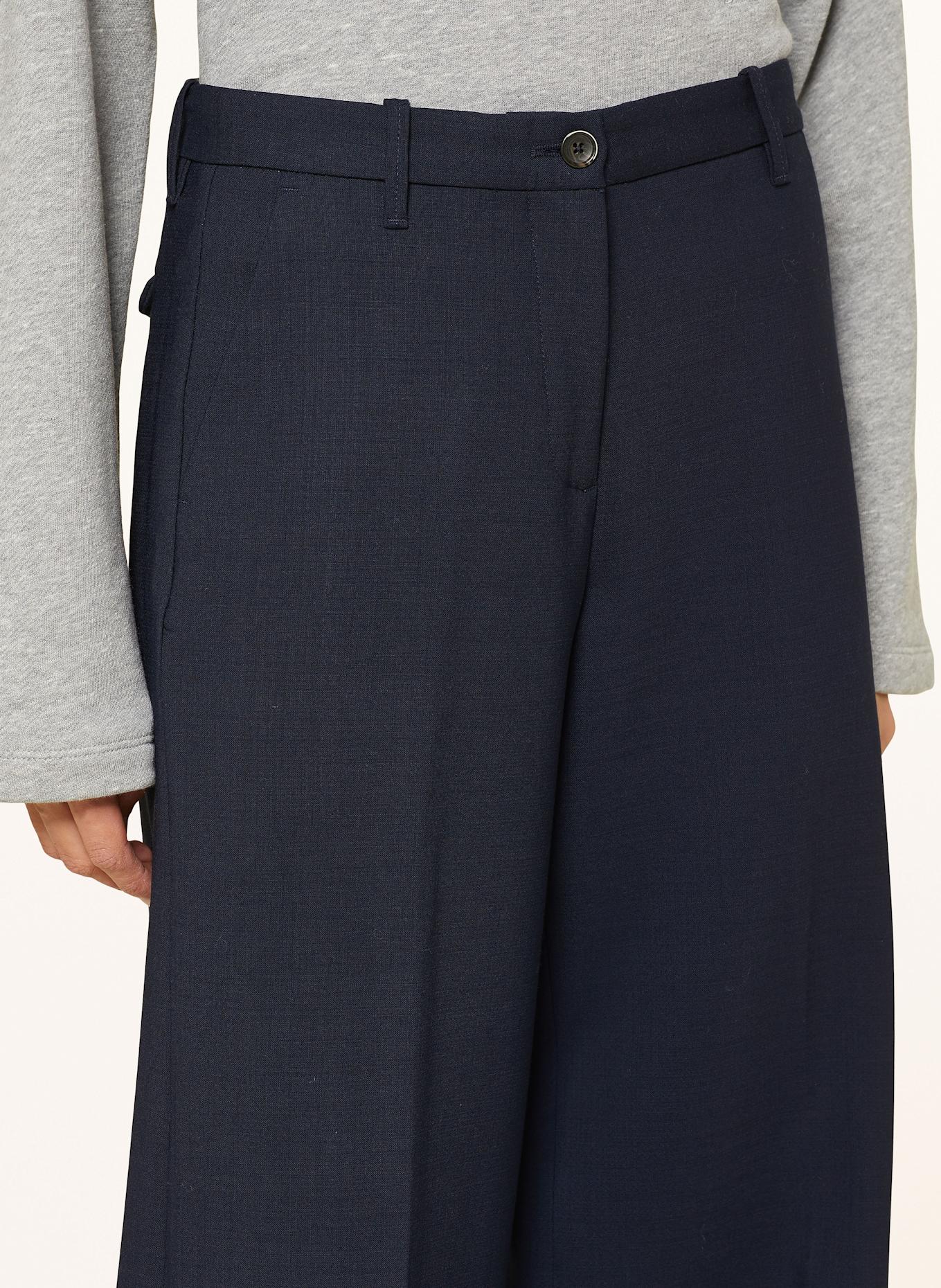 nine:inthe:morning NADIA wide leg trousers, Color: DARK BLUE (Image 5)