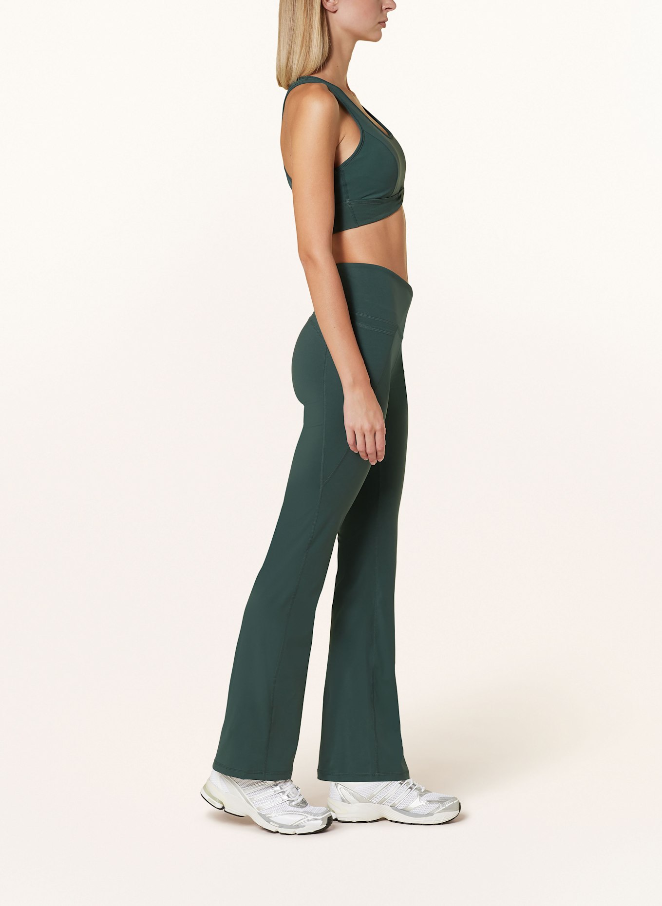 Sweaty Betty Tights POWER BOOTCUT: GRÜN