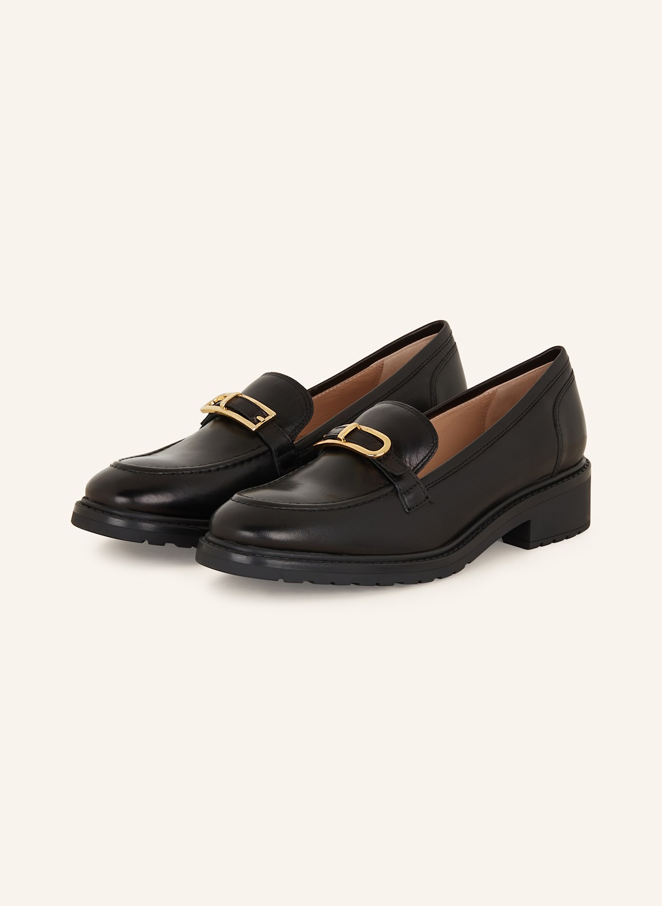 UNISA Loafersy ESTIVA: CZARNY