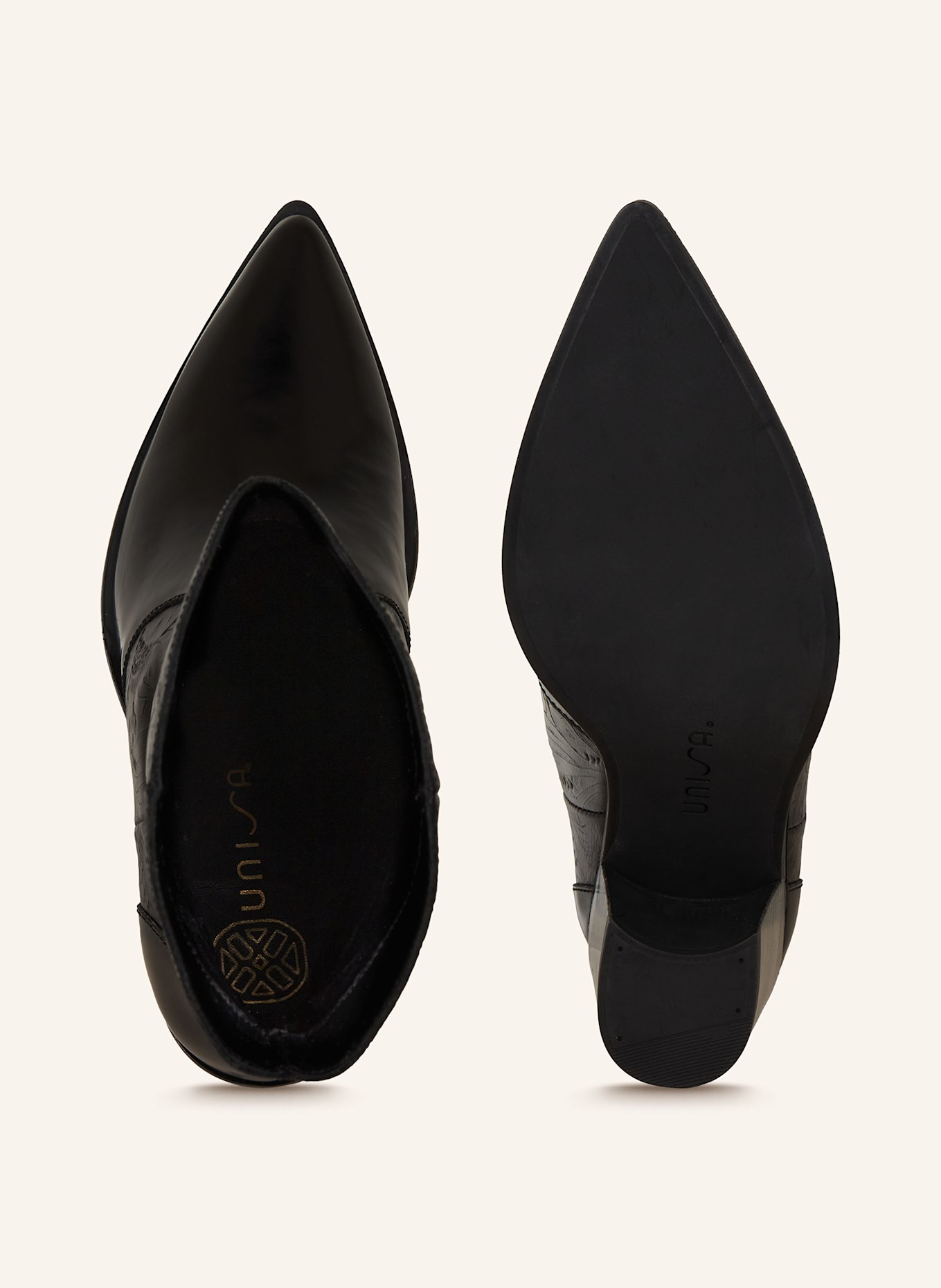 UNISA Cowboy Boots MARJAL: SCHWARZ