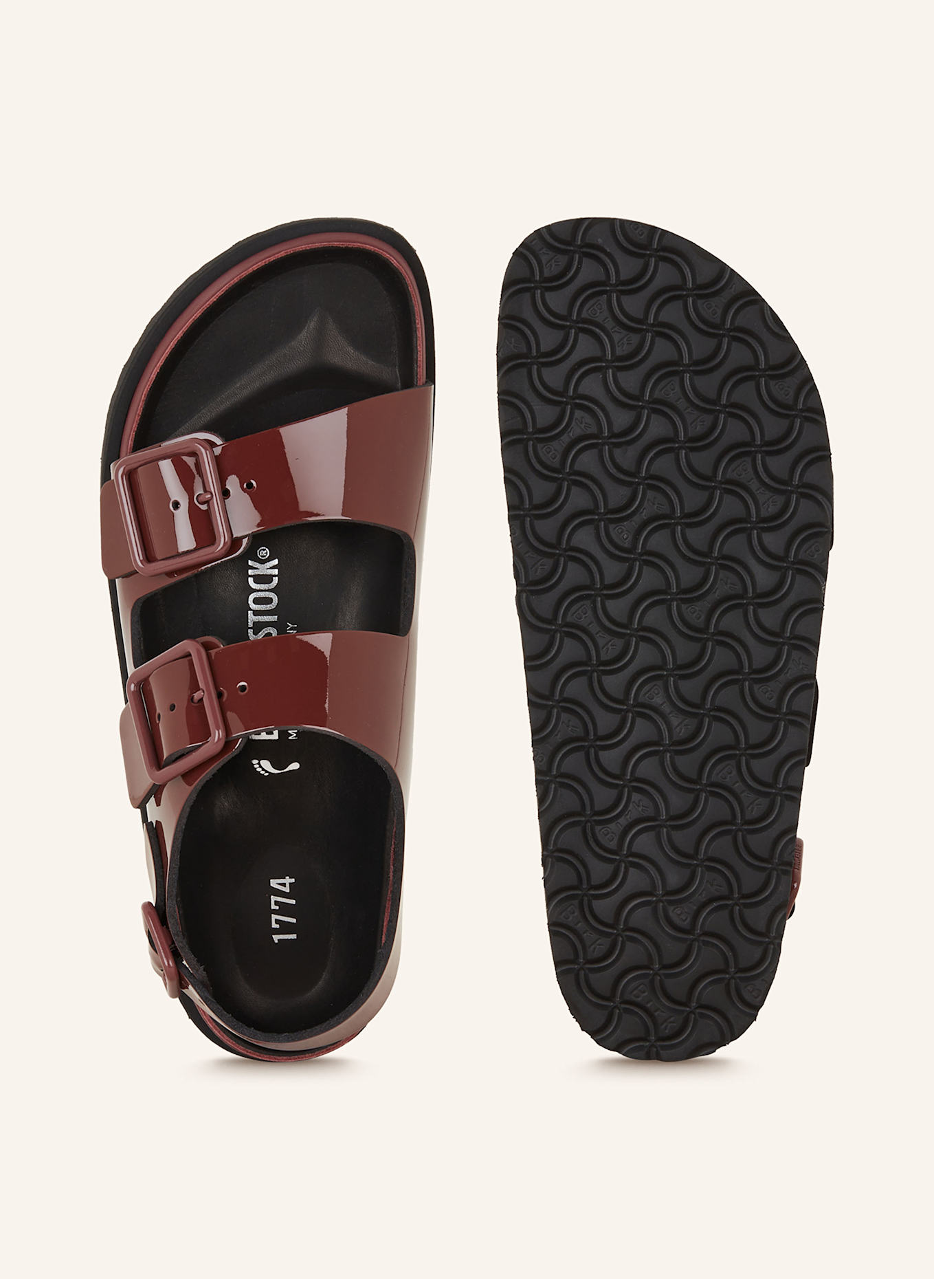 Birkenstock leather milano sandals cheap