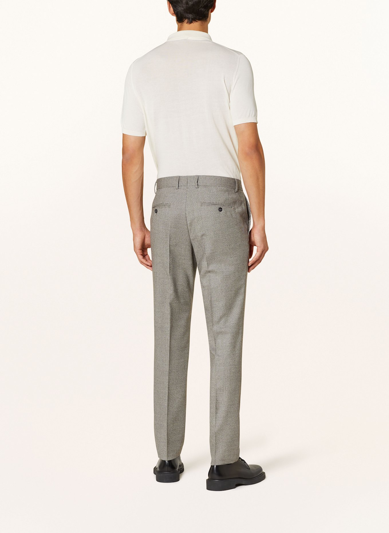 BOSS Suit trousers GENIUS slim fit, Color: 131 Open White (Image 4)