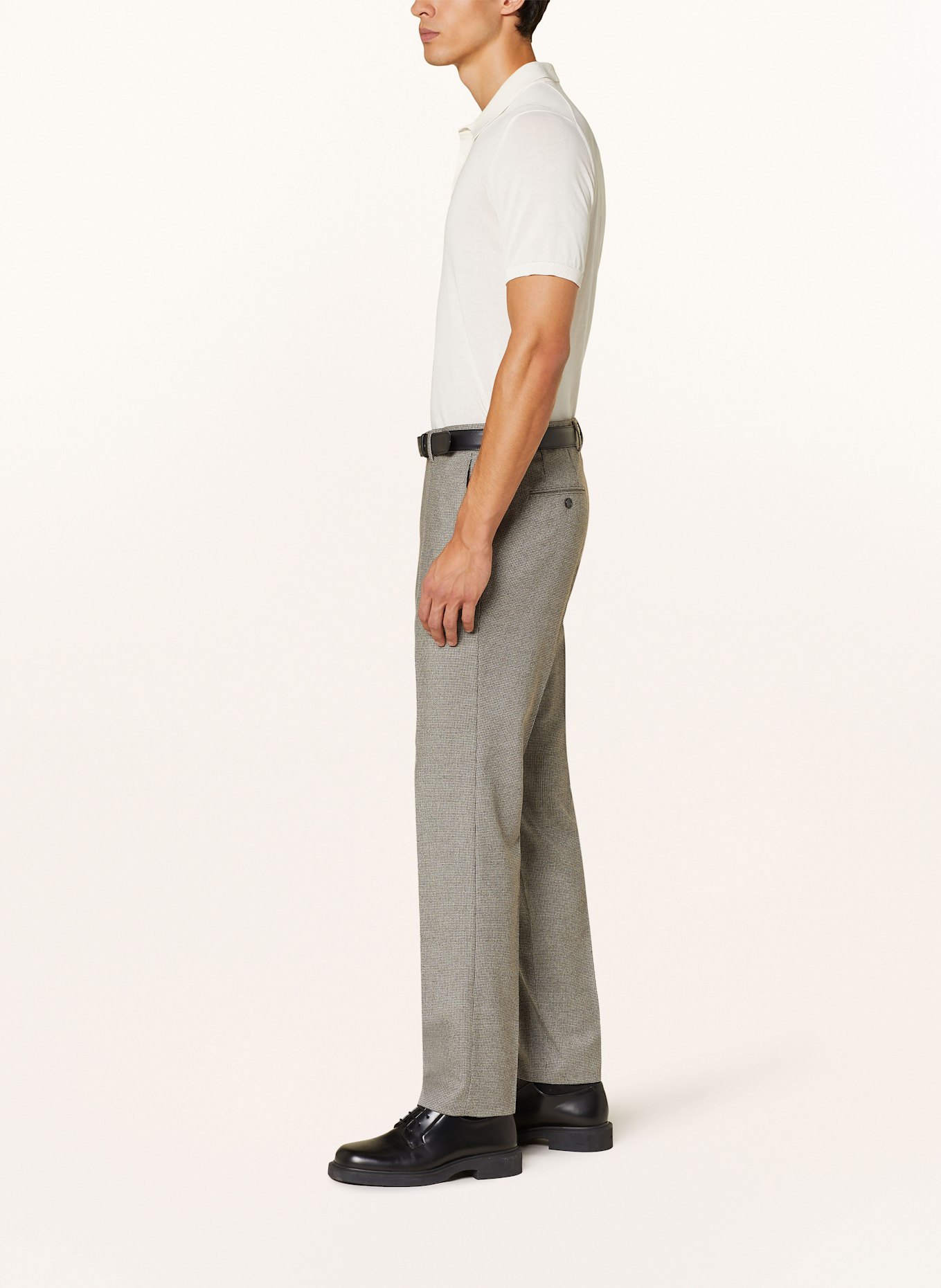 BOSS Suit trousers GENIUS slim fit, Color: 131 Open White (Image 5)