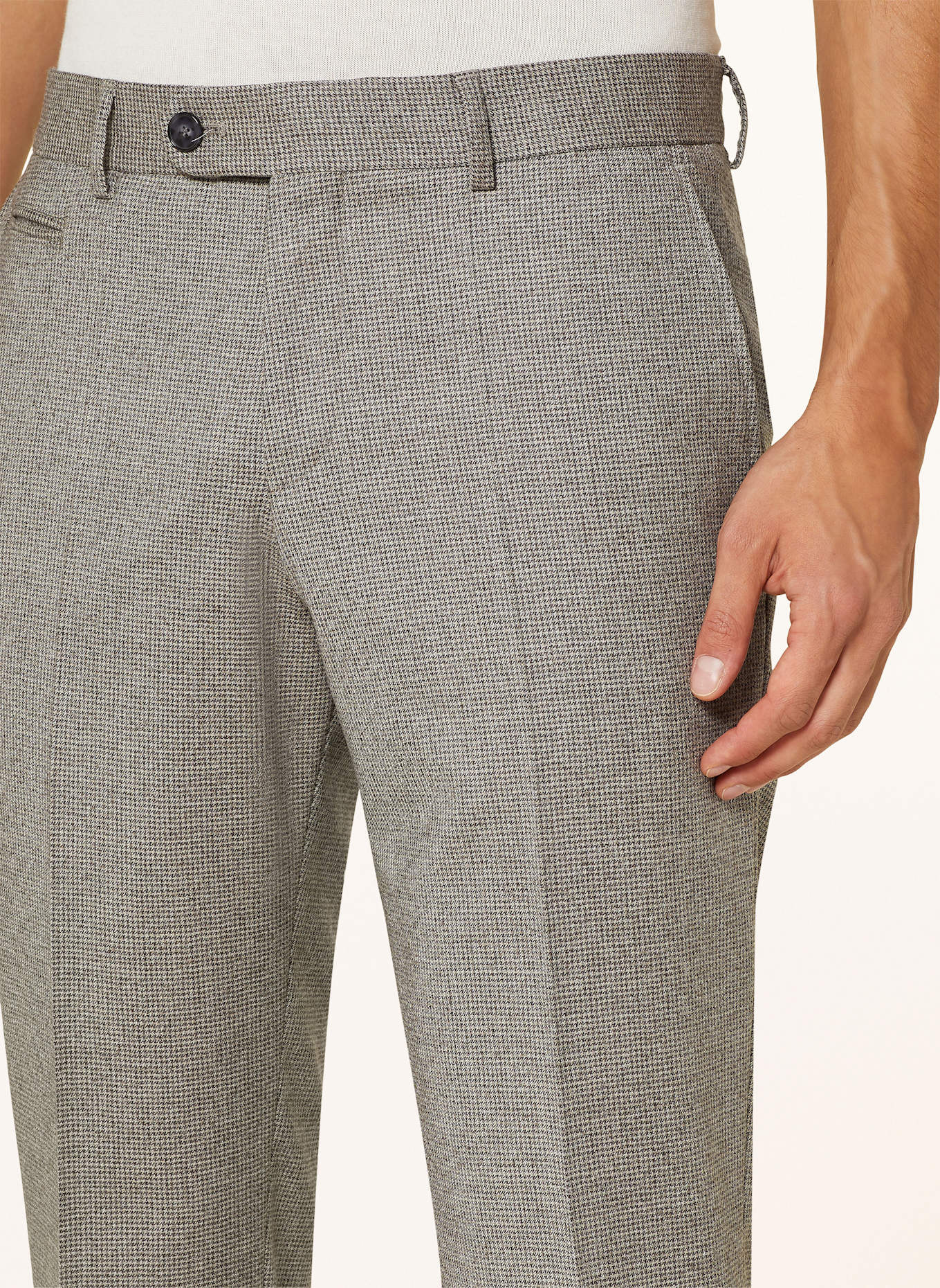 BOSS Suit trousers GENIUS slim fit, Color: 131 Open White (Image 6)