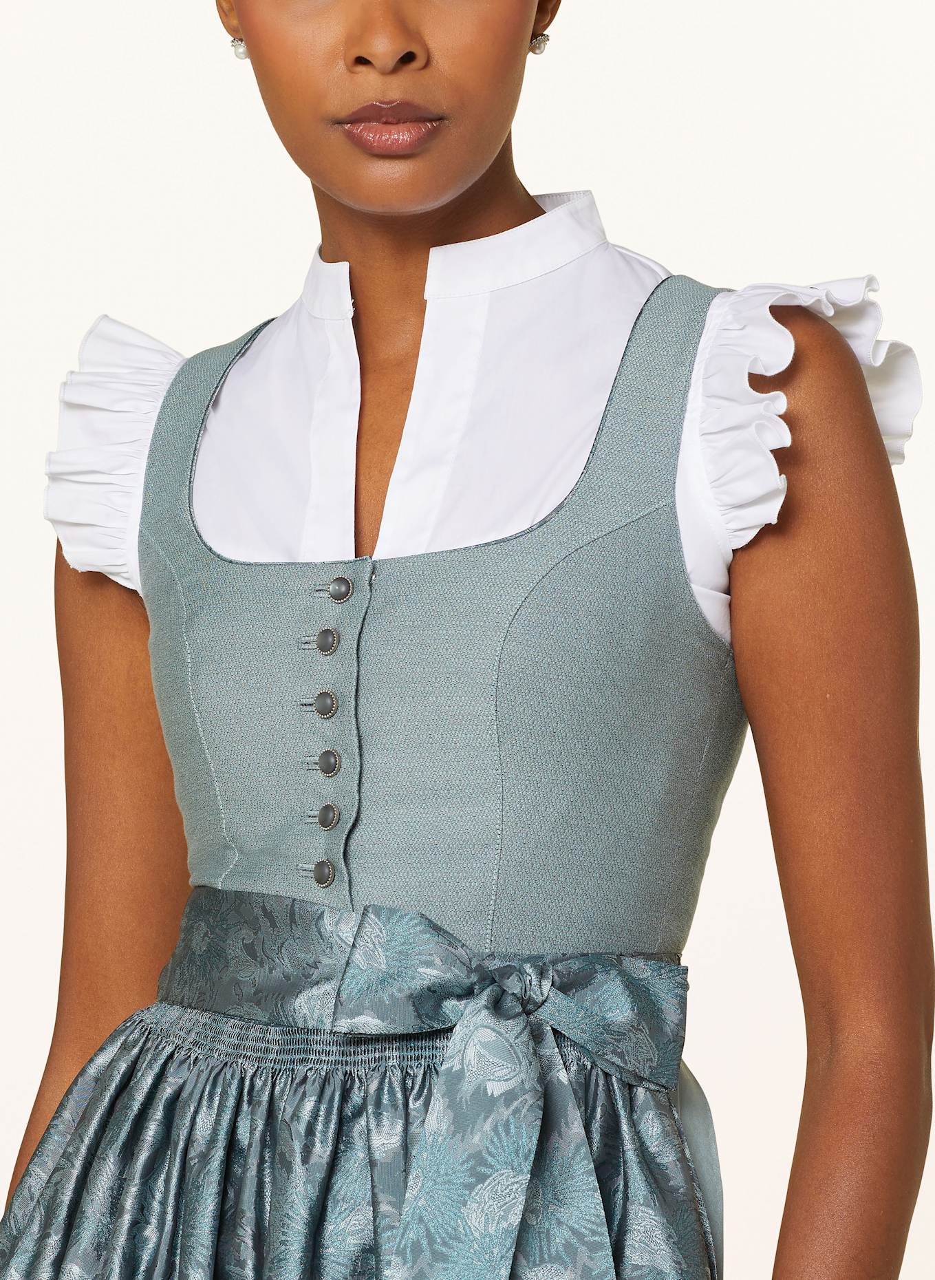 Hammerschmid Dirndl KOFLERSEE, Farbe: PETROL (Bild 4)
