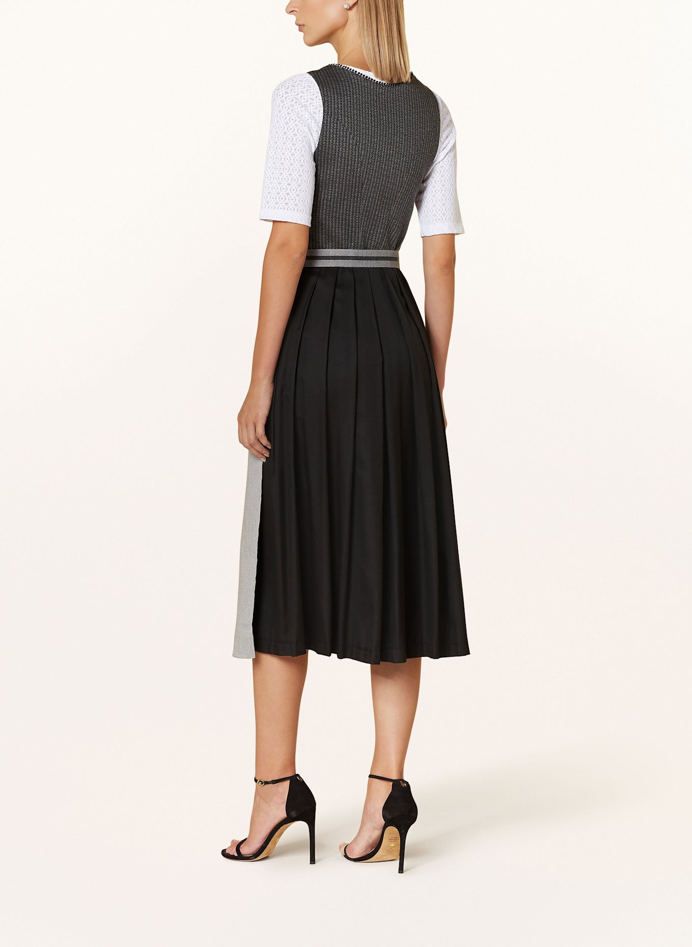 Hammerschmid Dirndl PILLERSEE: GRAU / HELLGRAU / SCHWARZ