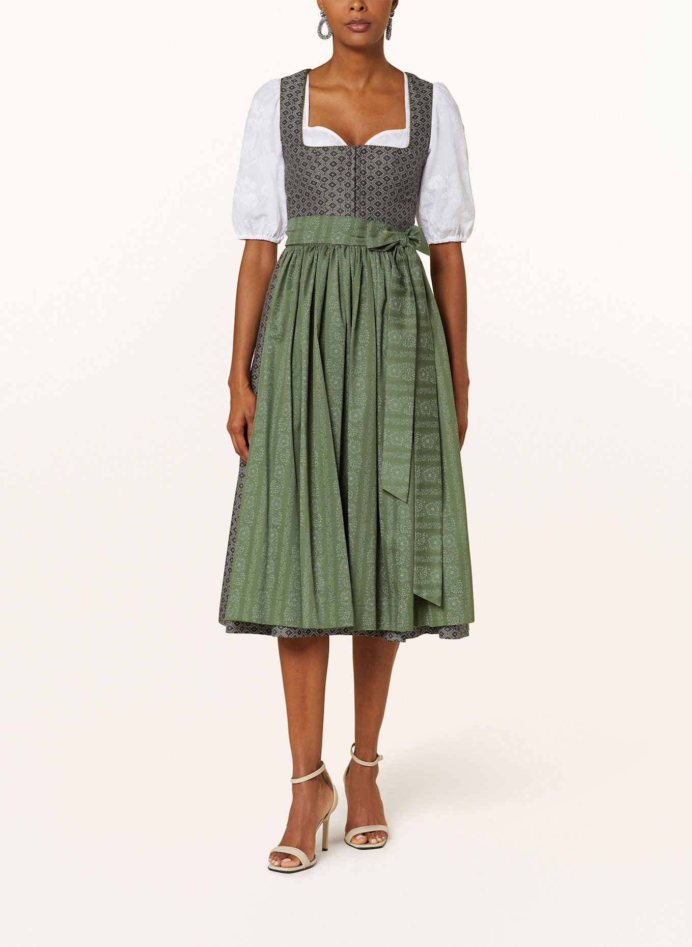 Grasegger Dirndl, Farbe: KHAKI/ OLIV (Bild 2)