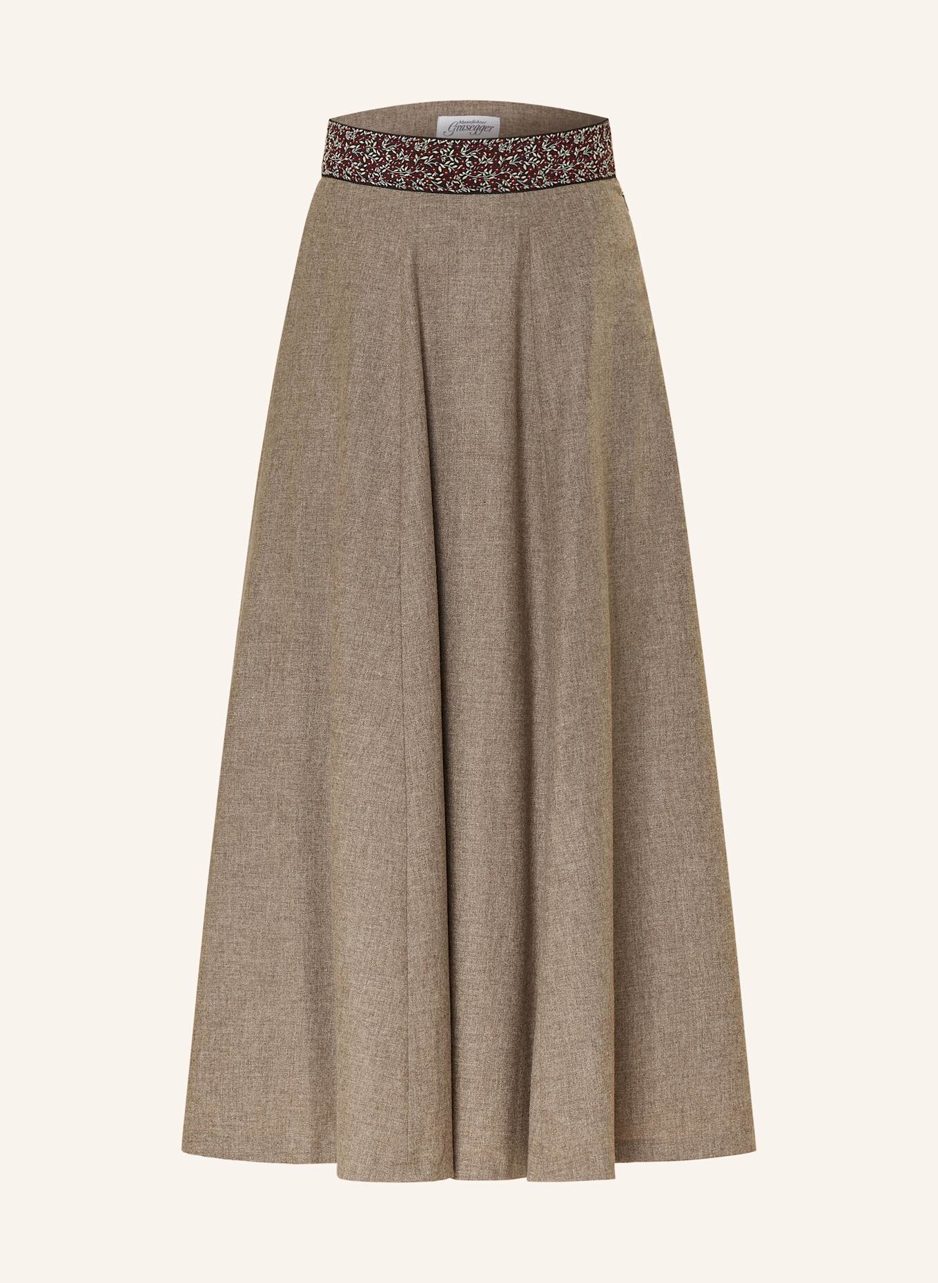 Grasegger Traditional skirt ILEANE, Color: BEIGE (Image 1)